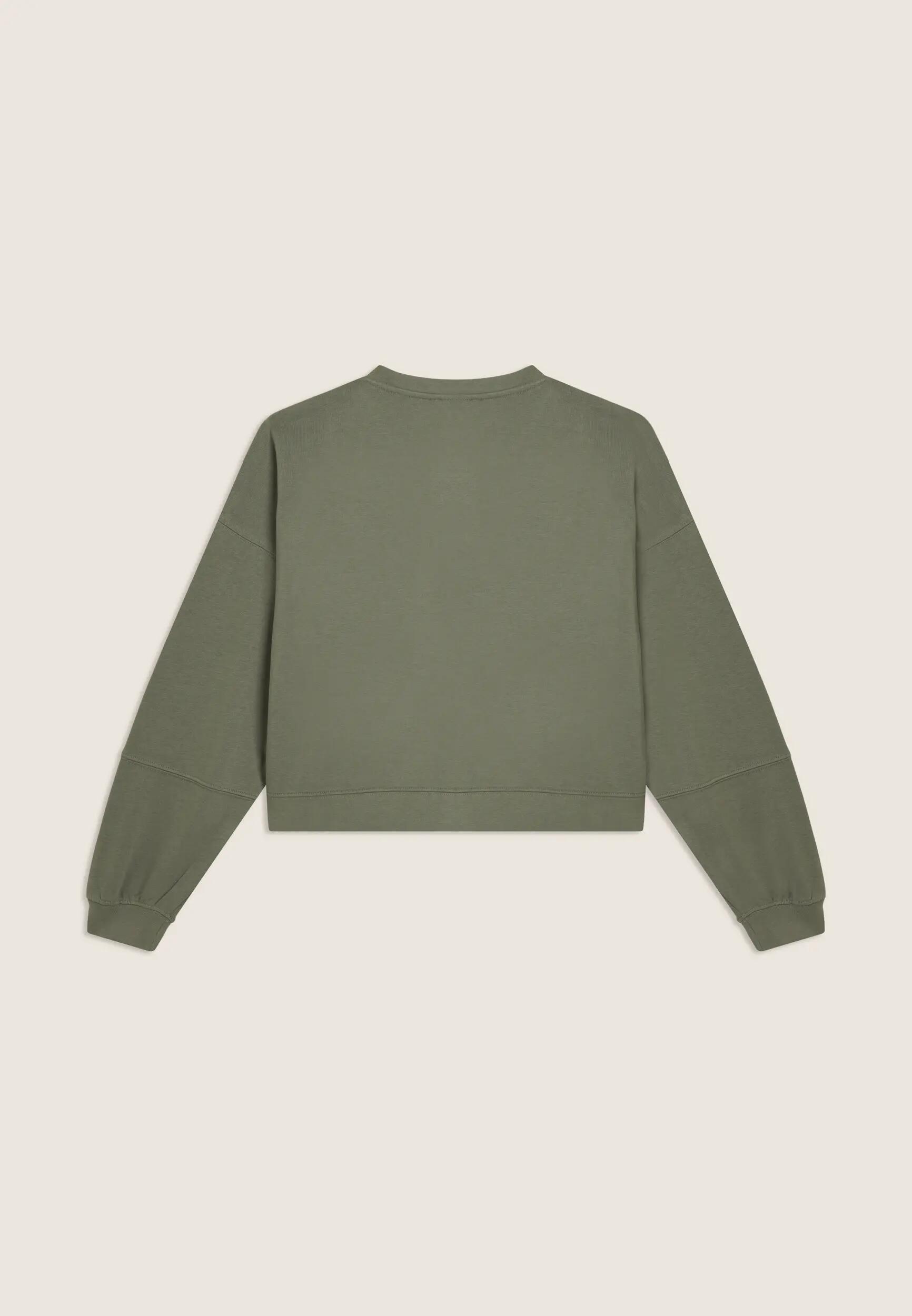 Sweat-shirt court avec imprimé « FLOW » et clous 6/7