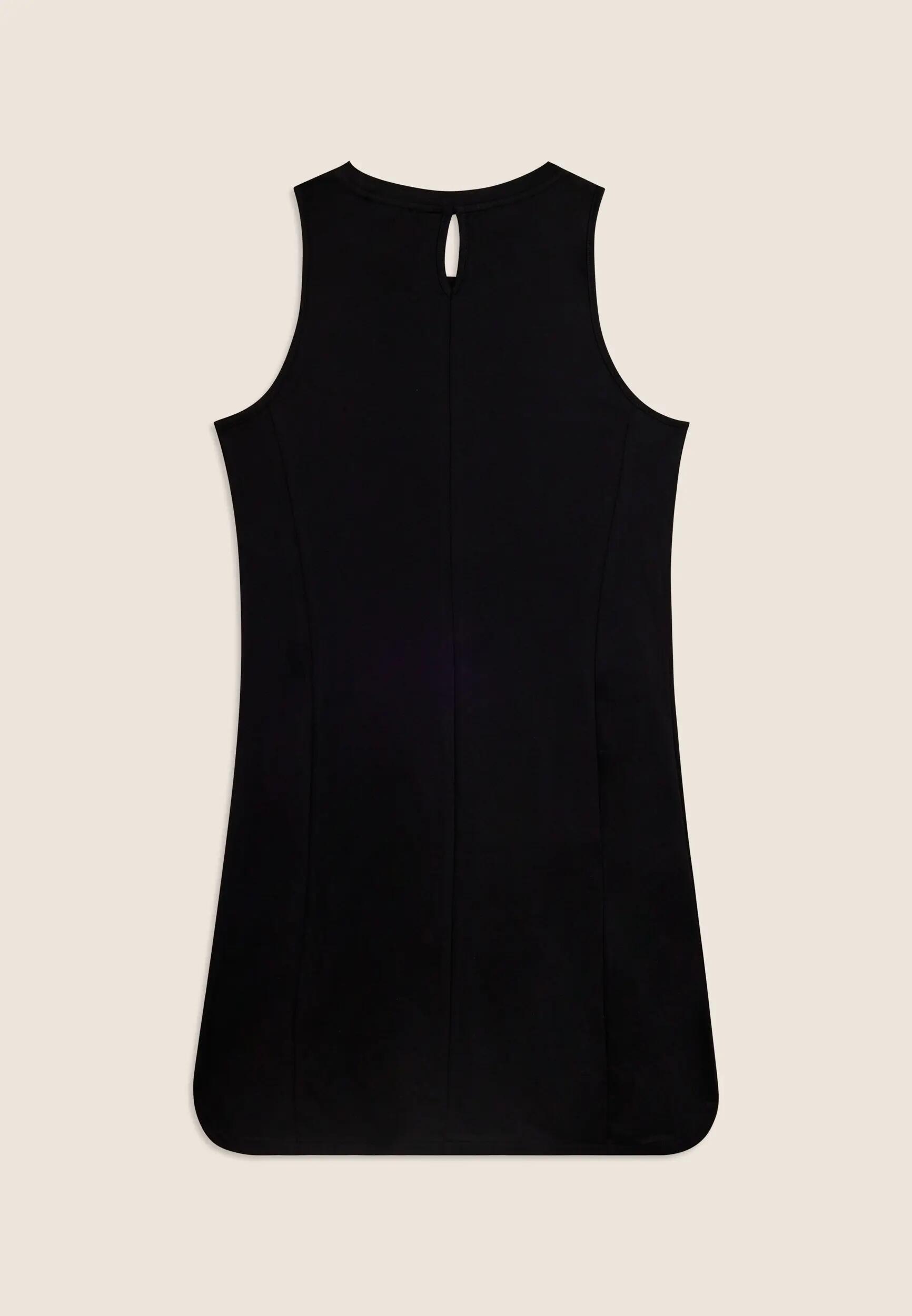 Vestido con estampado gráfico y detalle recortado 6/7