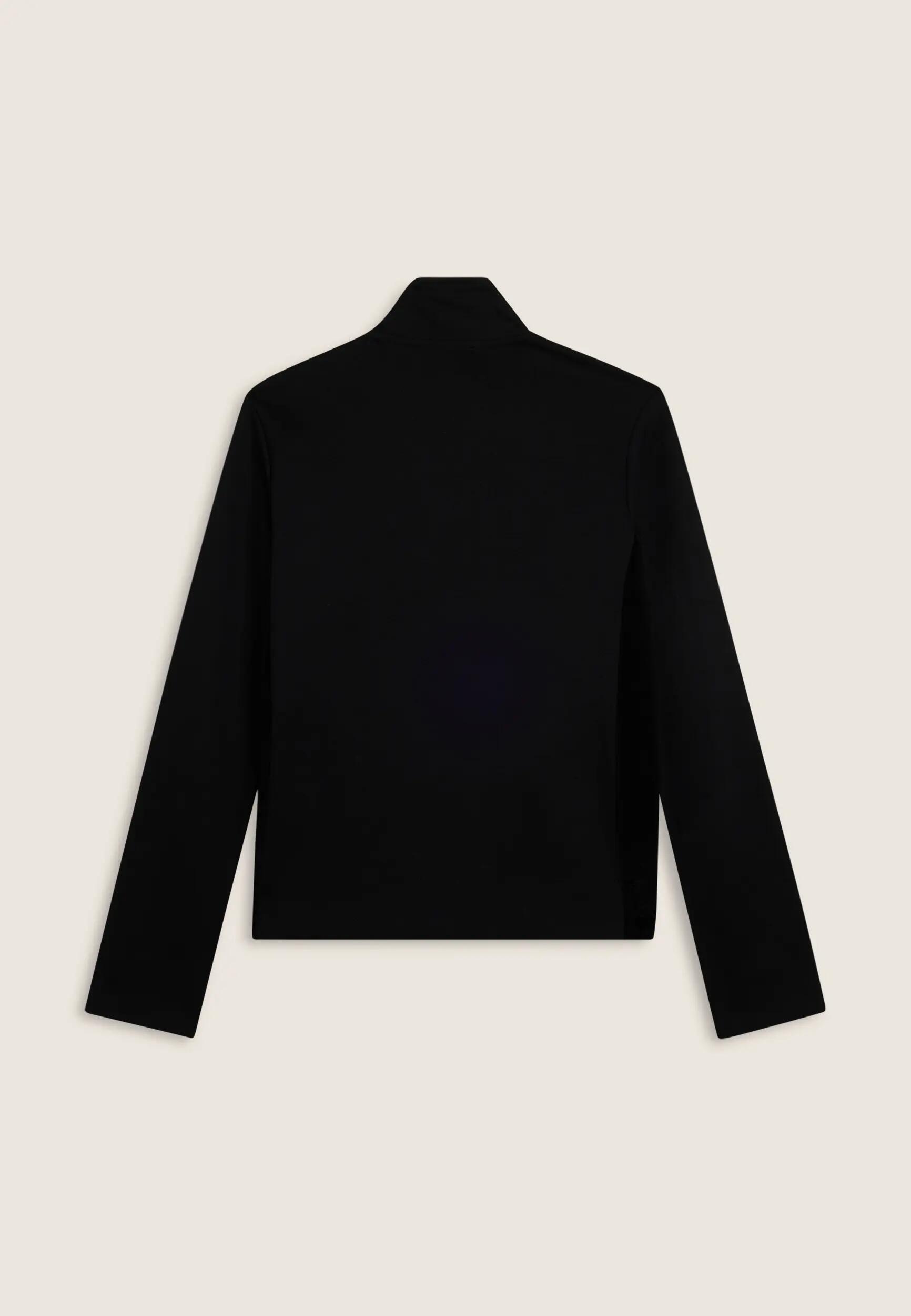 Sweat-shirt entièrement zippé en viscose avec pièces décoratives en chenille 6/7