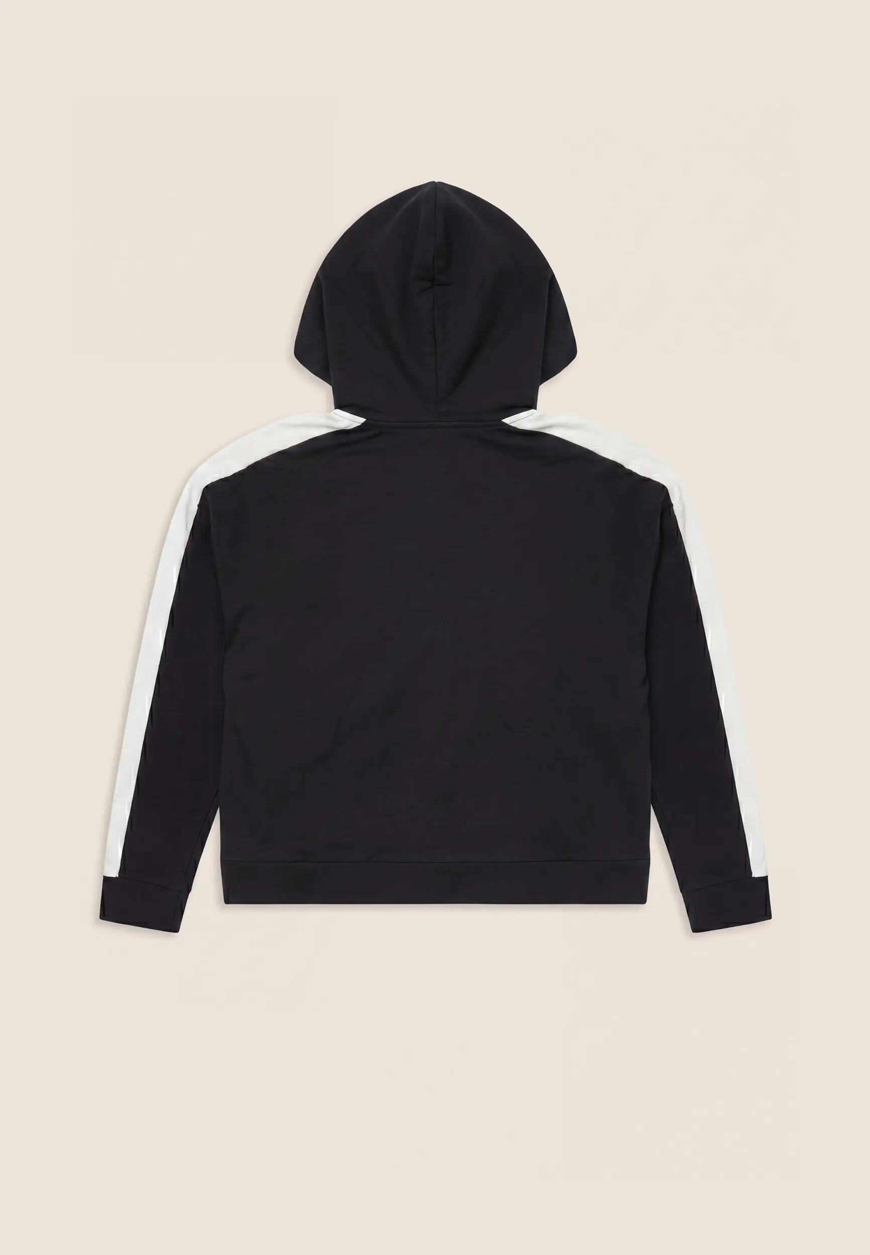 Felpa donna con cappuccio zip e dettagli MST 5/6