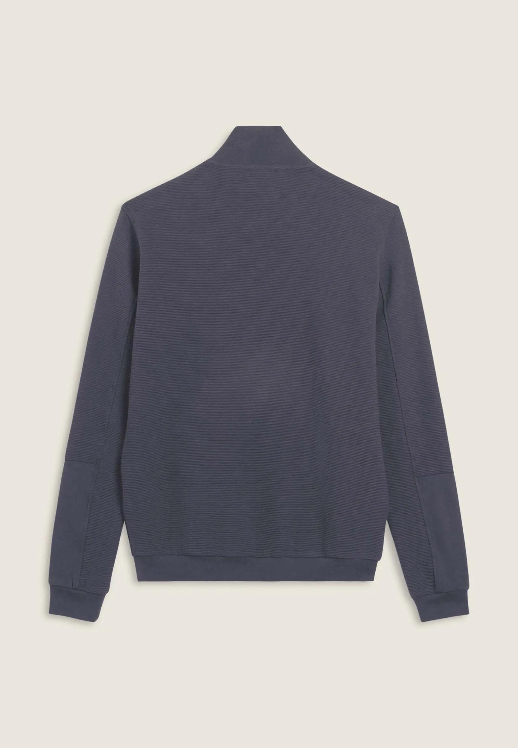 Sweatshirt met volledige ritssluiting en print op de mouw 5/6