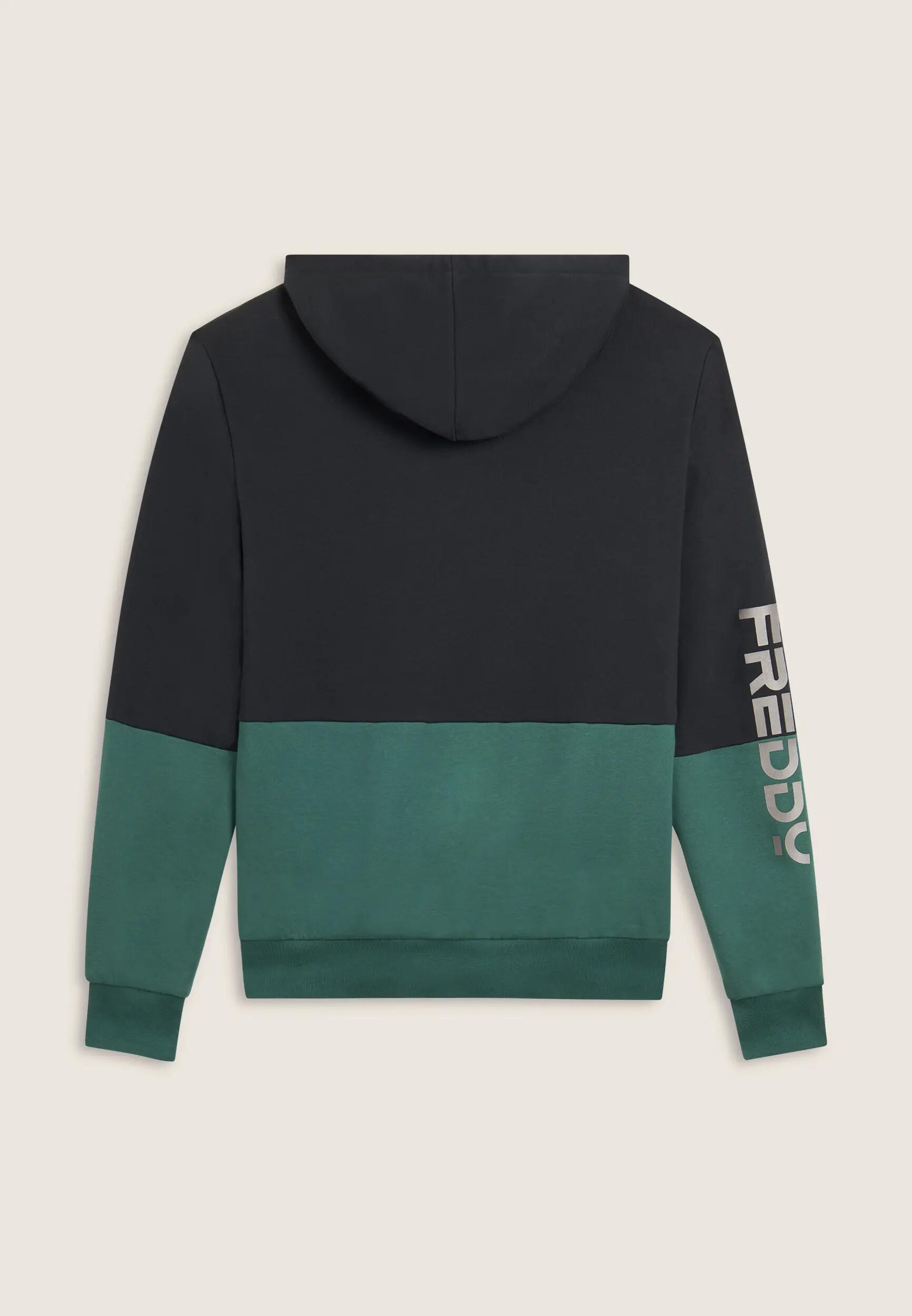 Sweat-shirt à capuche en jersey à détails colorés 5/6