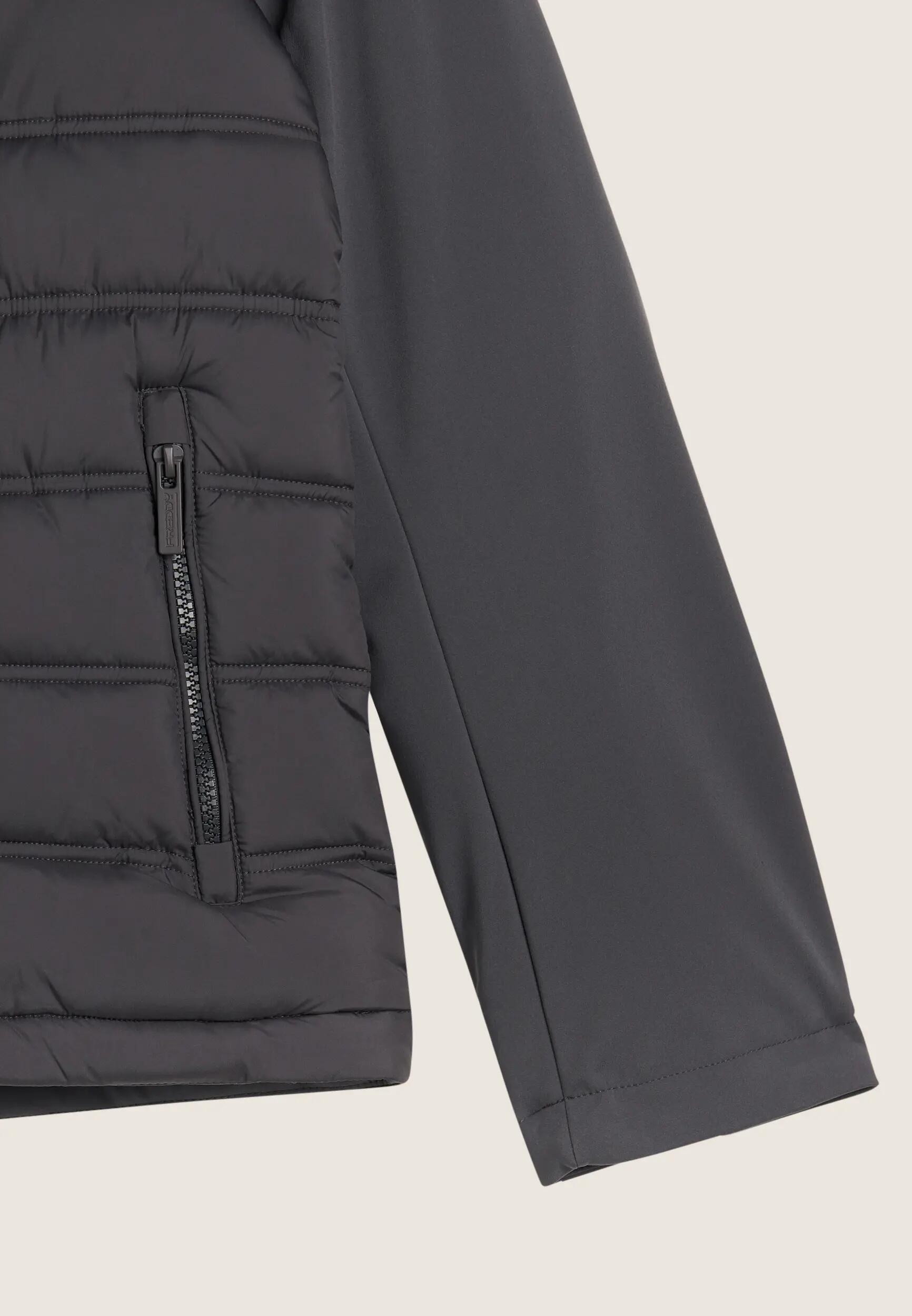 Veste rembourrée avec capuche et empiècements lisses 6/6