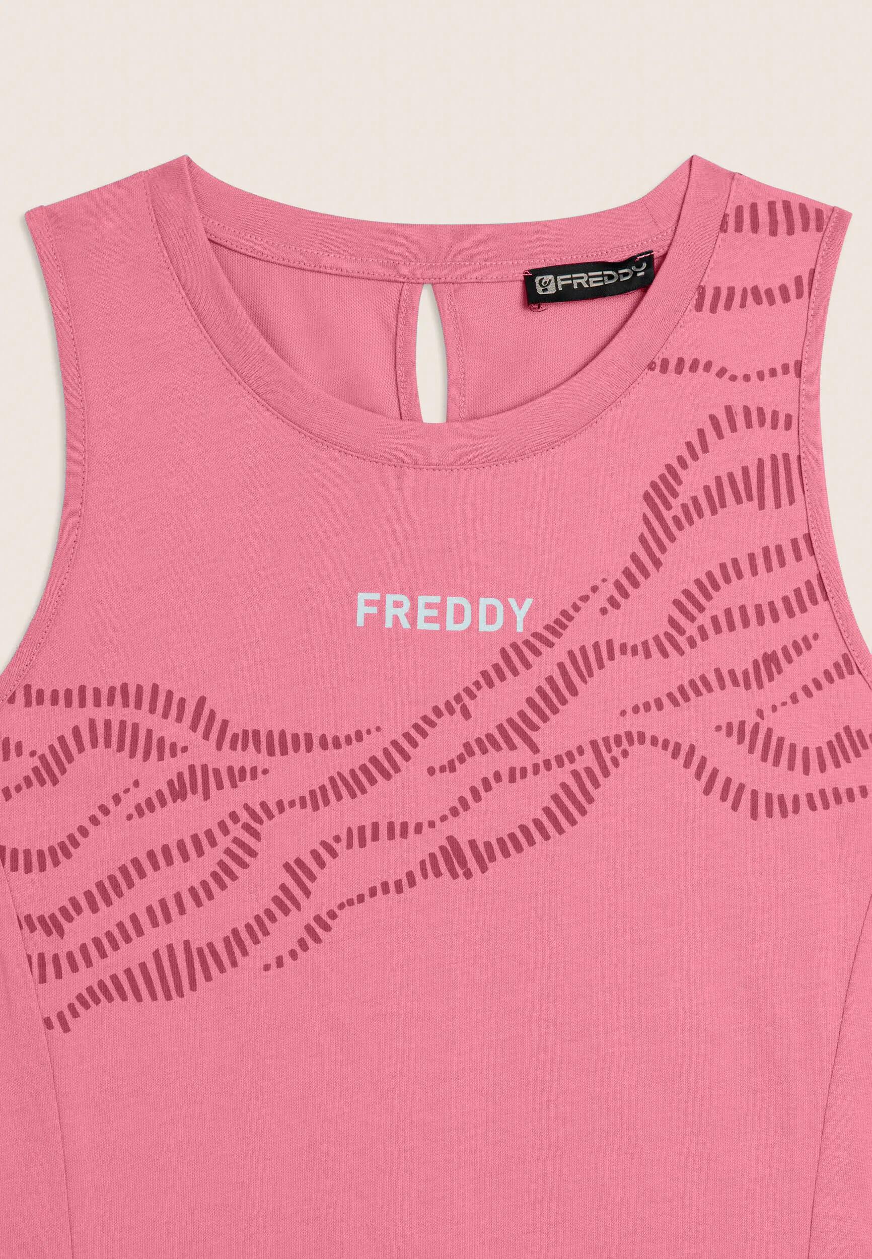 Robe à motif graphique et détails découpés 7/7