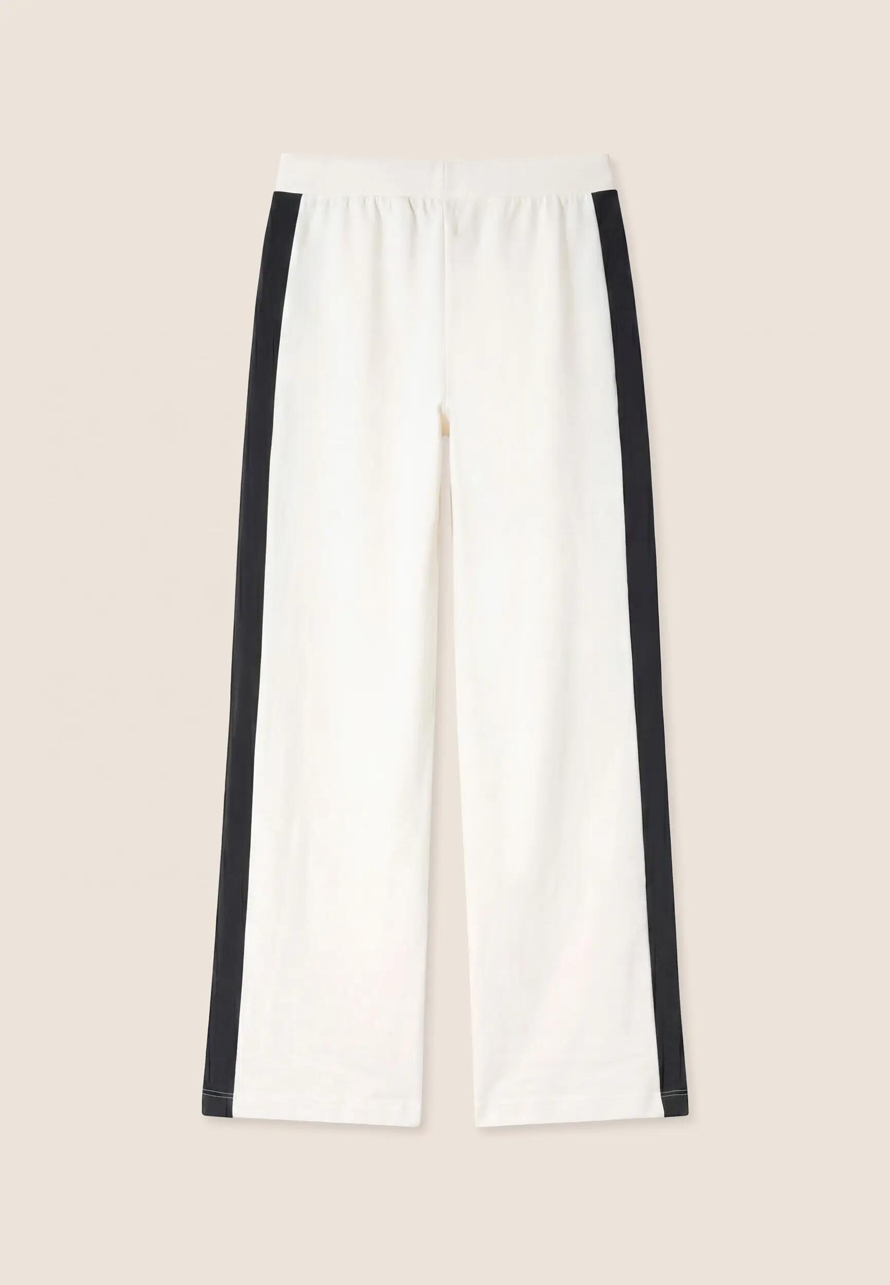 Pantalón deportivo en felpa de pernera ancha para mujer 5/6