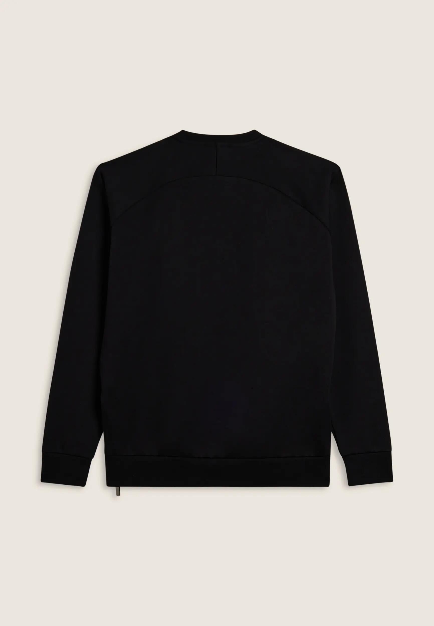 Sweat-shirt à col rond avec fermeture à glissière latérale et imprimés sur les m 5/6
