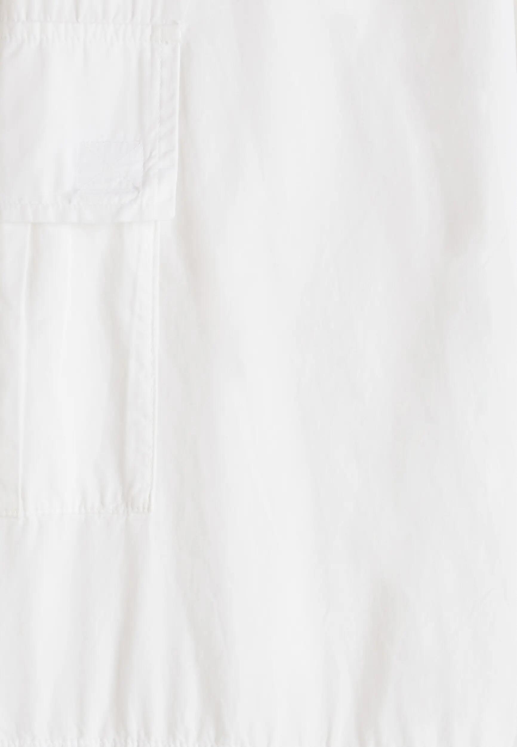 Pantalon cargo pour femme en popeline teinte en pièce 7/7