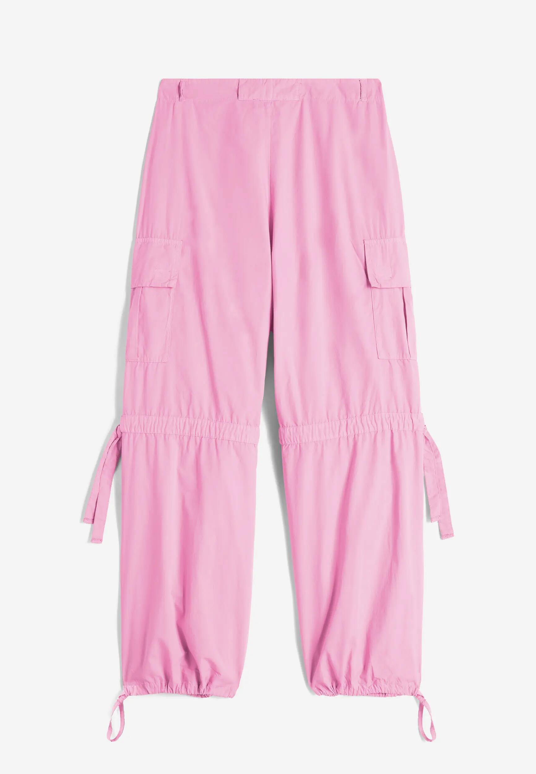 Pantalon cargo pour femme en popeline teinte en pièce 6/7