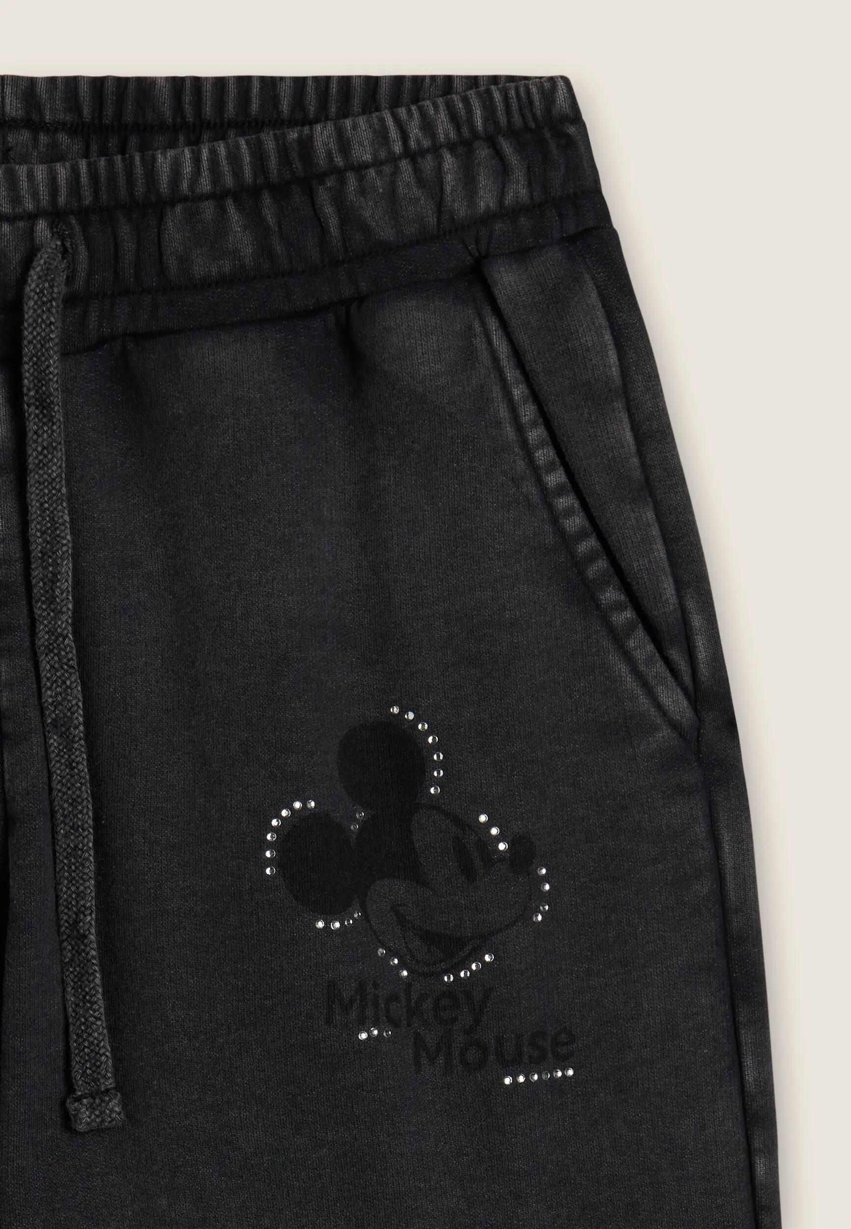 Pantalon pour femmes cargo en molleton de coton avec graphique Disney 6/6