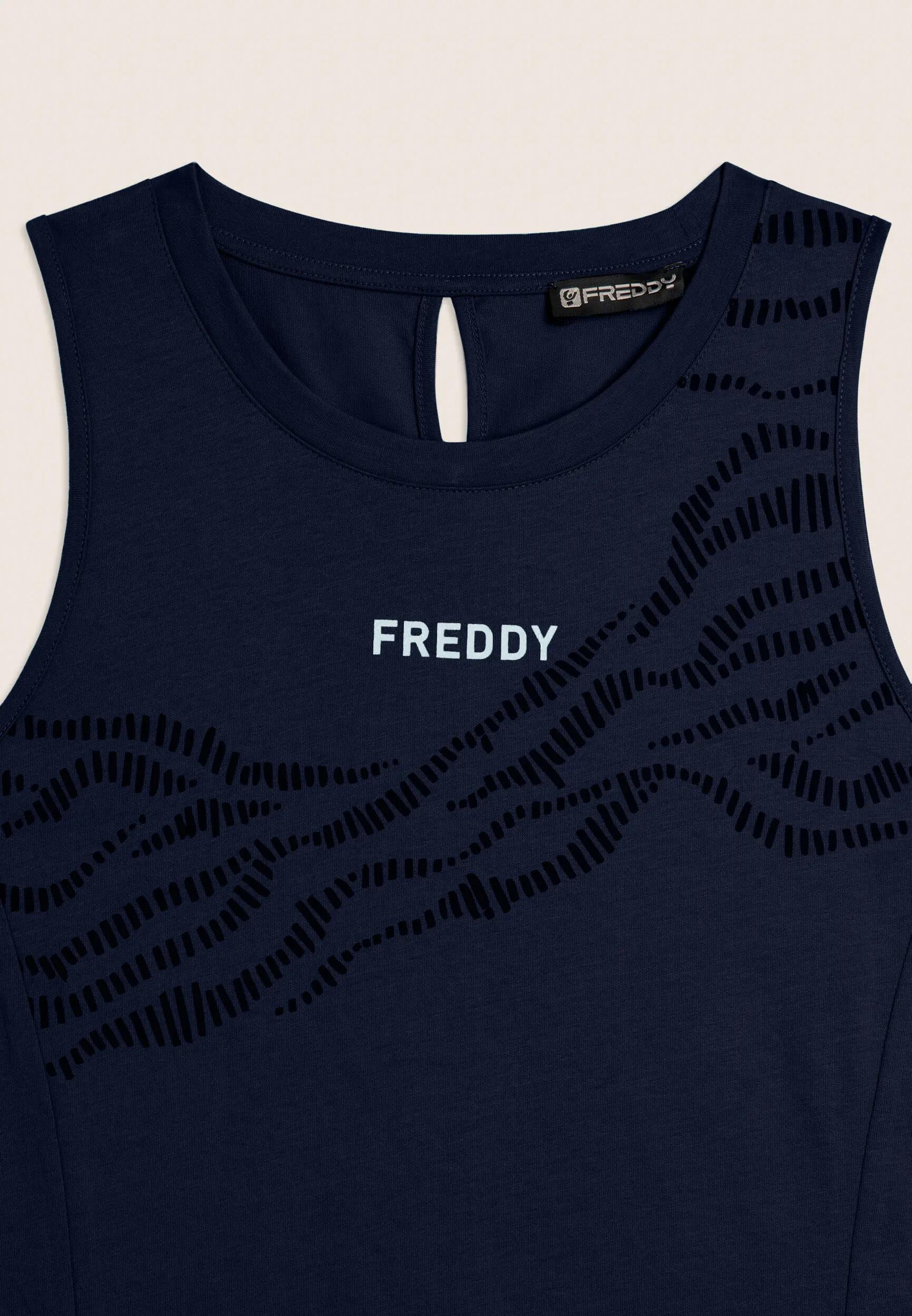Robe à motif graphique et détails découpés 7/7