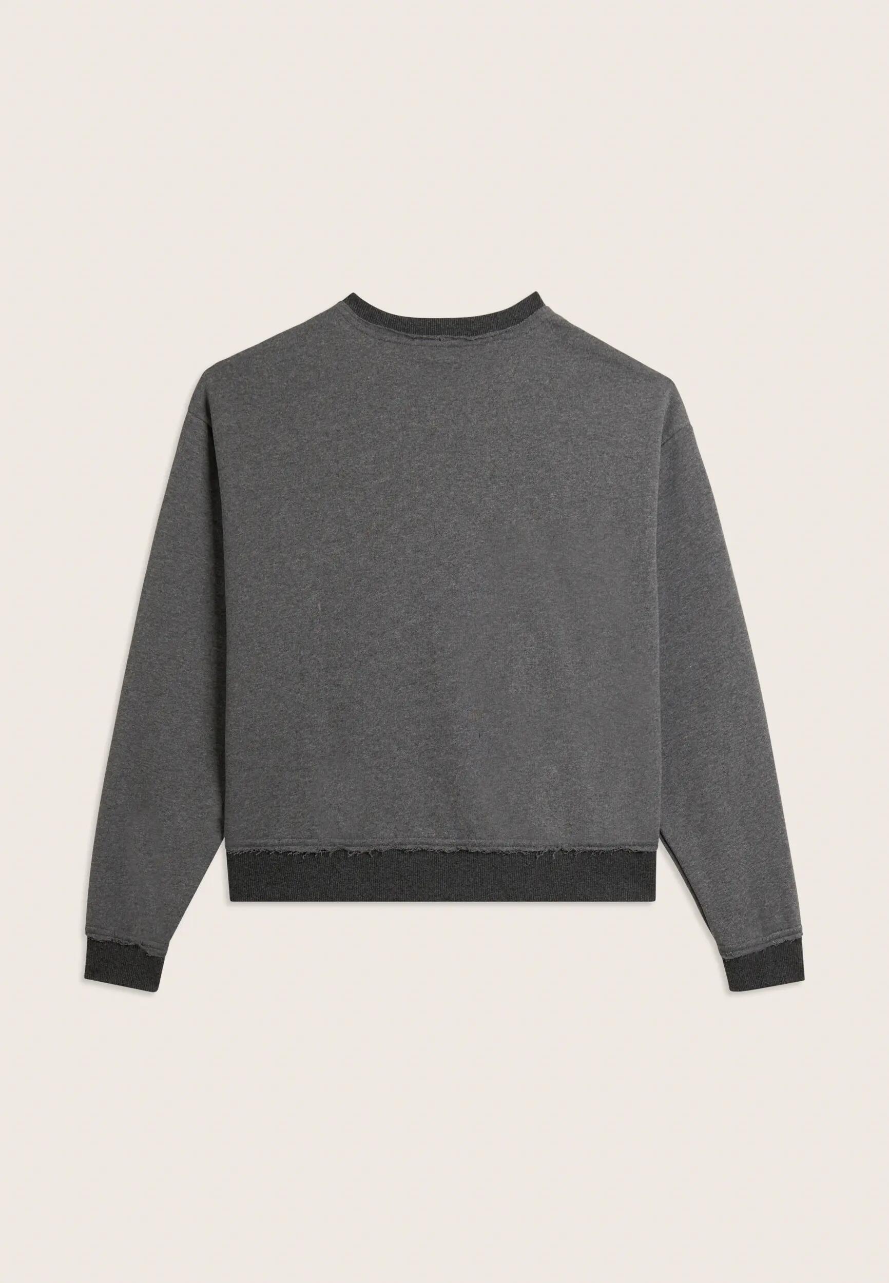 Felpa Cropped Donna Mélange con Girocollo Freddy x ELITE 6/7