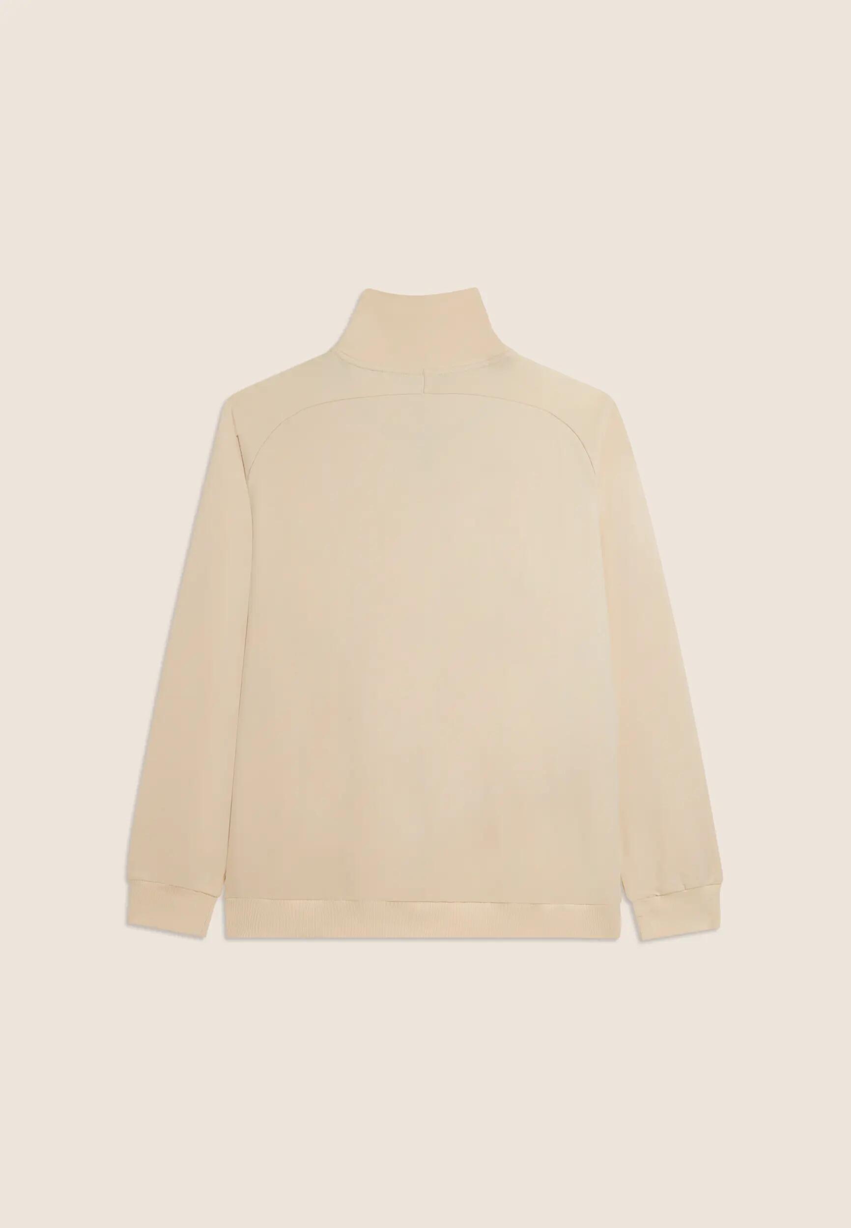 Sweat-shirt zippé avec poche poitrine et coutures sportives 5/6