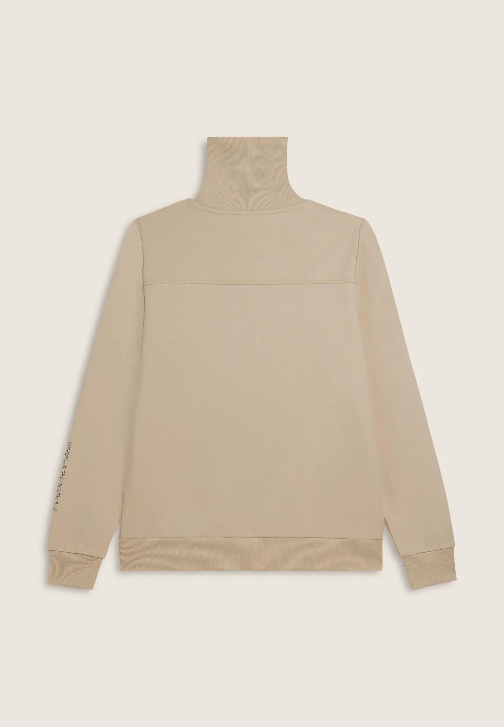 Sweat-shirt zippé avec col retournable 5/6