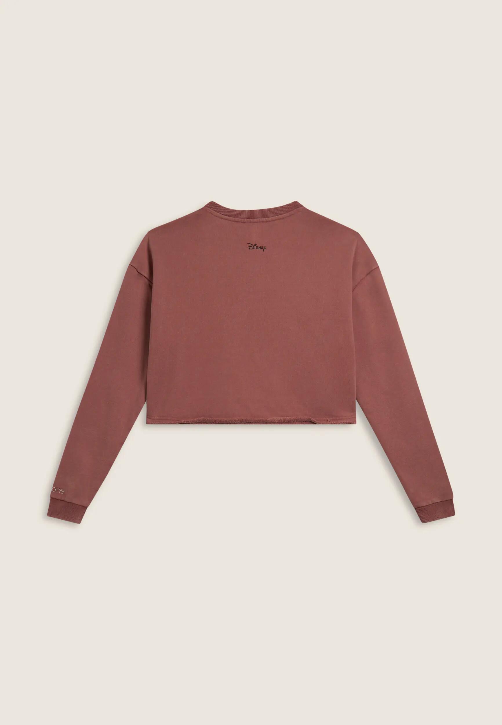 Sudadera cropped para mujer con gráficos Disney y sin rematar 5/6