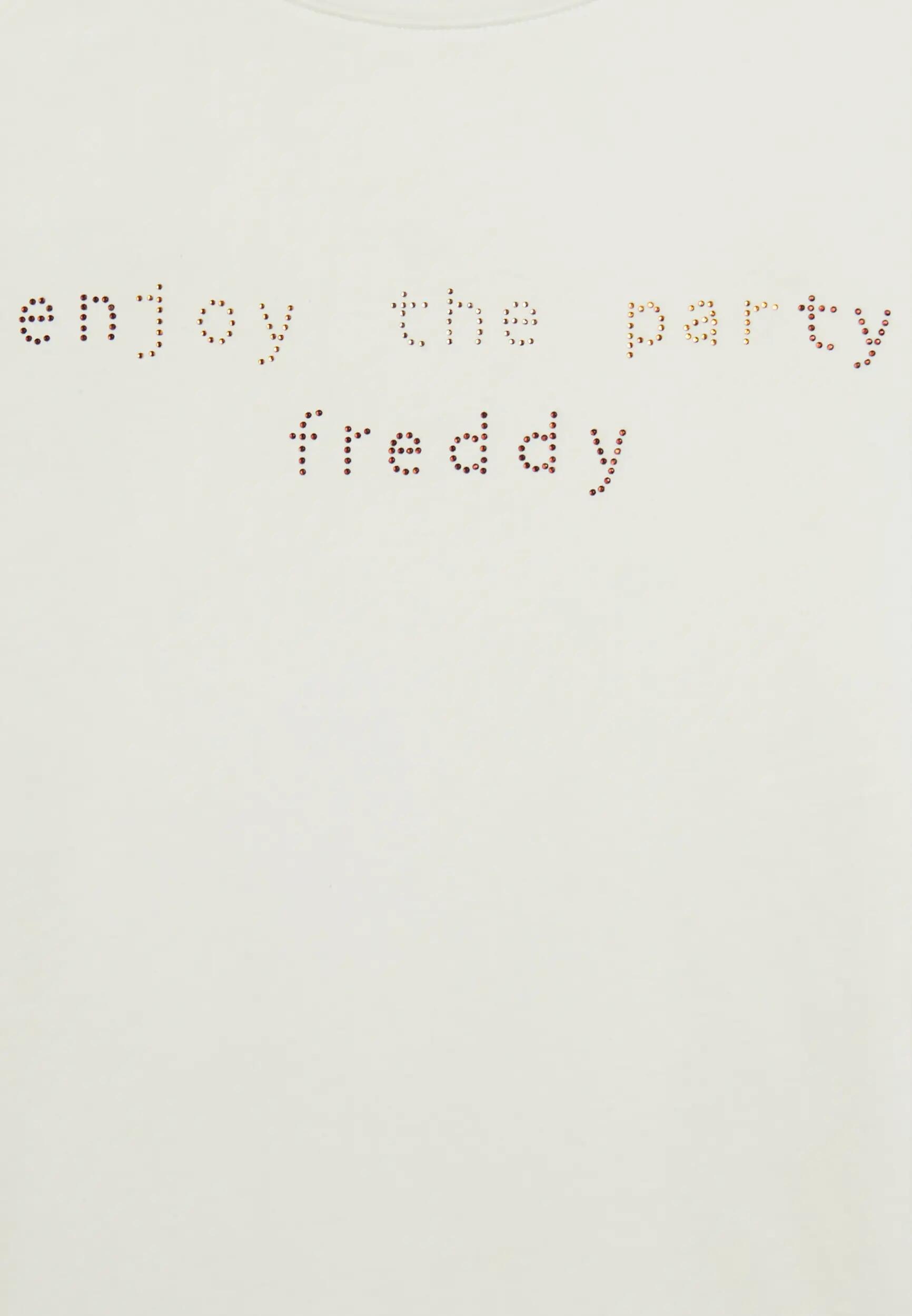 T-shirt avec graphique « Enjoy the party » en paillettes 5/5