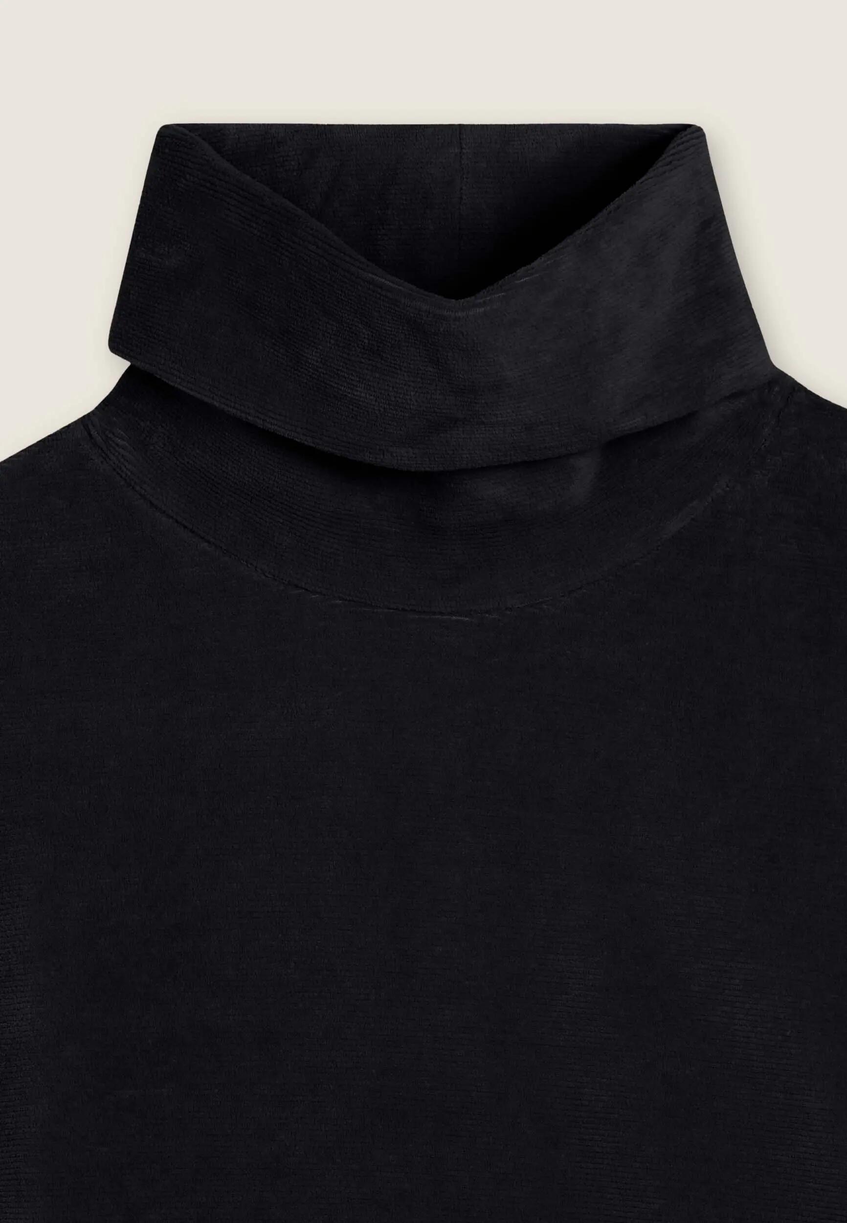 Sweat-shirt rayé en chenille avec col montant 6/6
