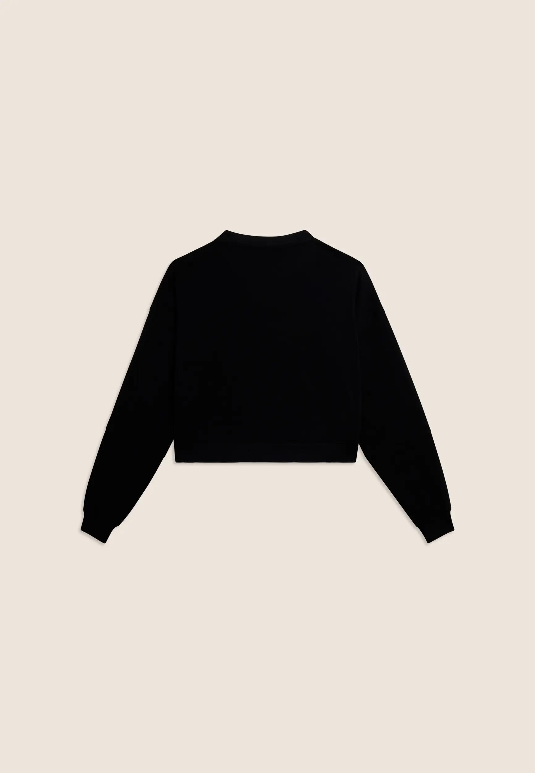 Sweat-shirt court avec imprimé « FLOW » et clous 6/7