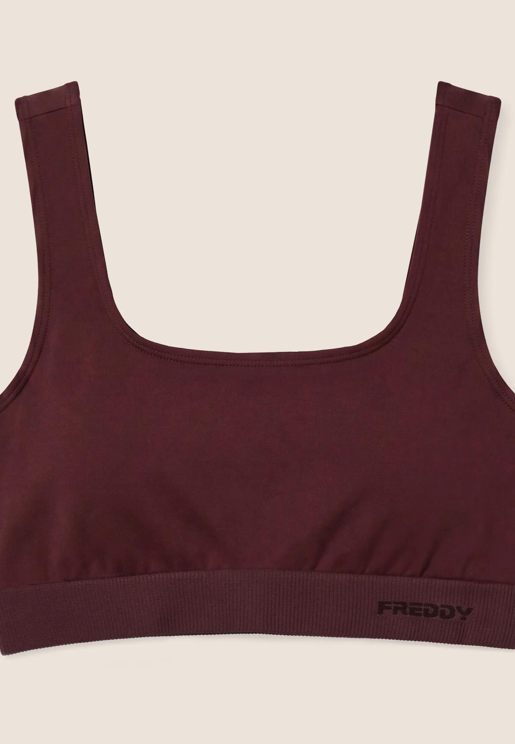 Brassière de sport sans coutures avec bande sous le buste côtelée 6/6