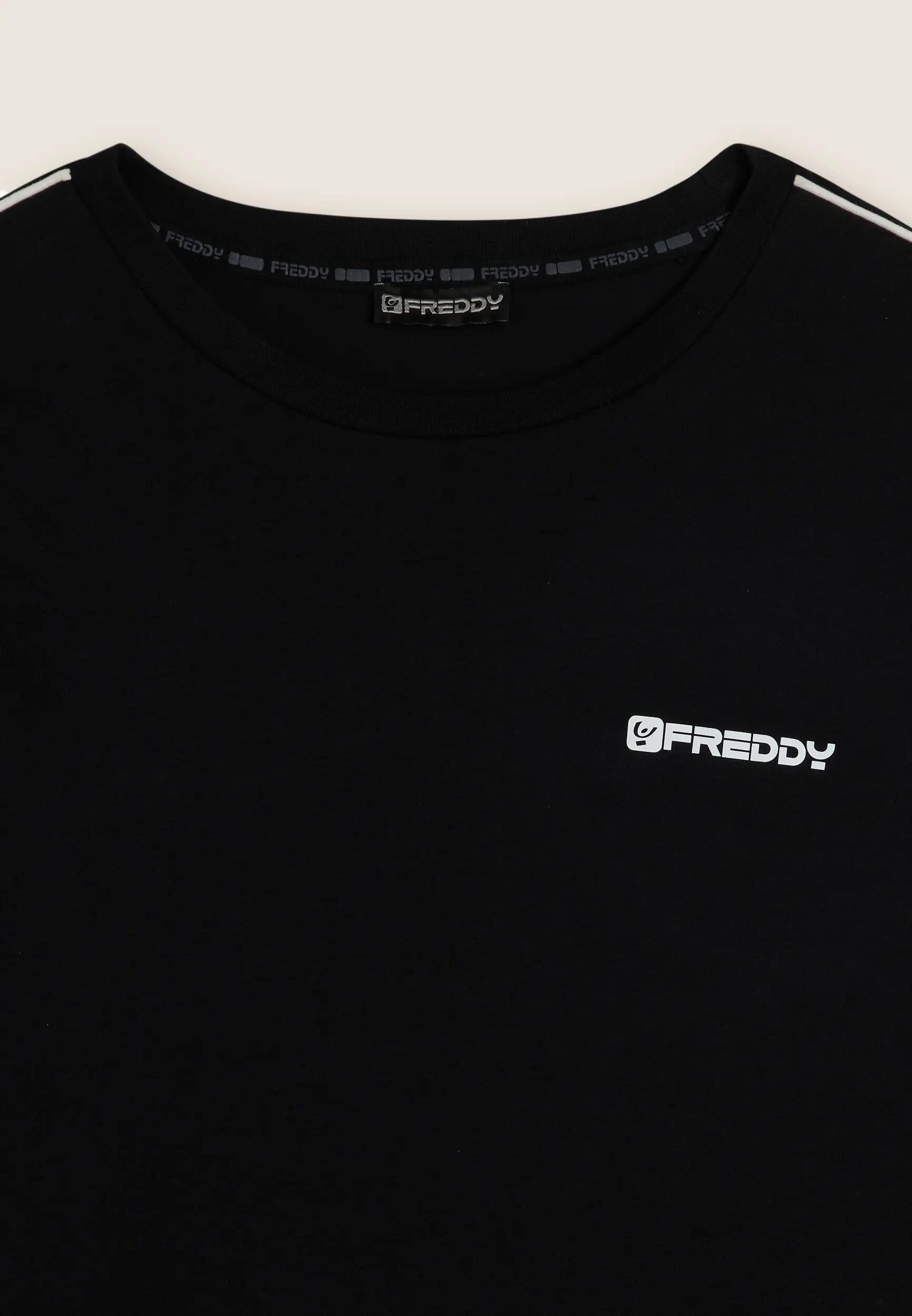 T-shirt manica lunga in jersey con cuciture a contrasto 6/6