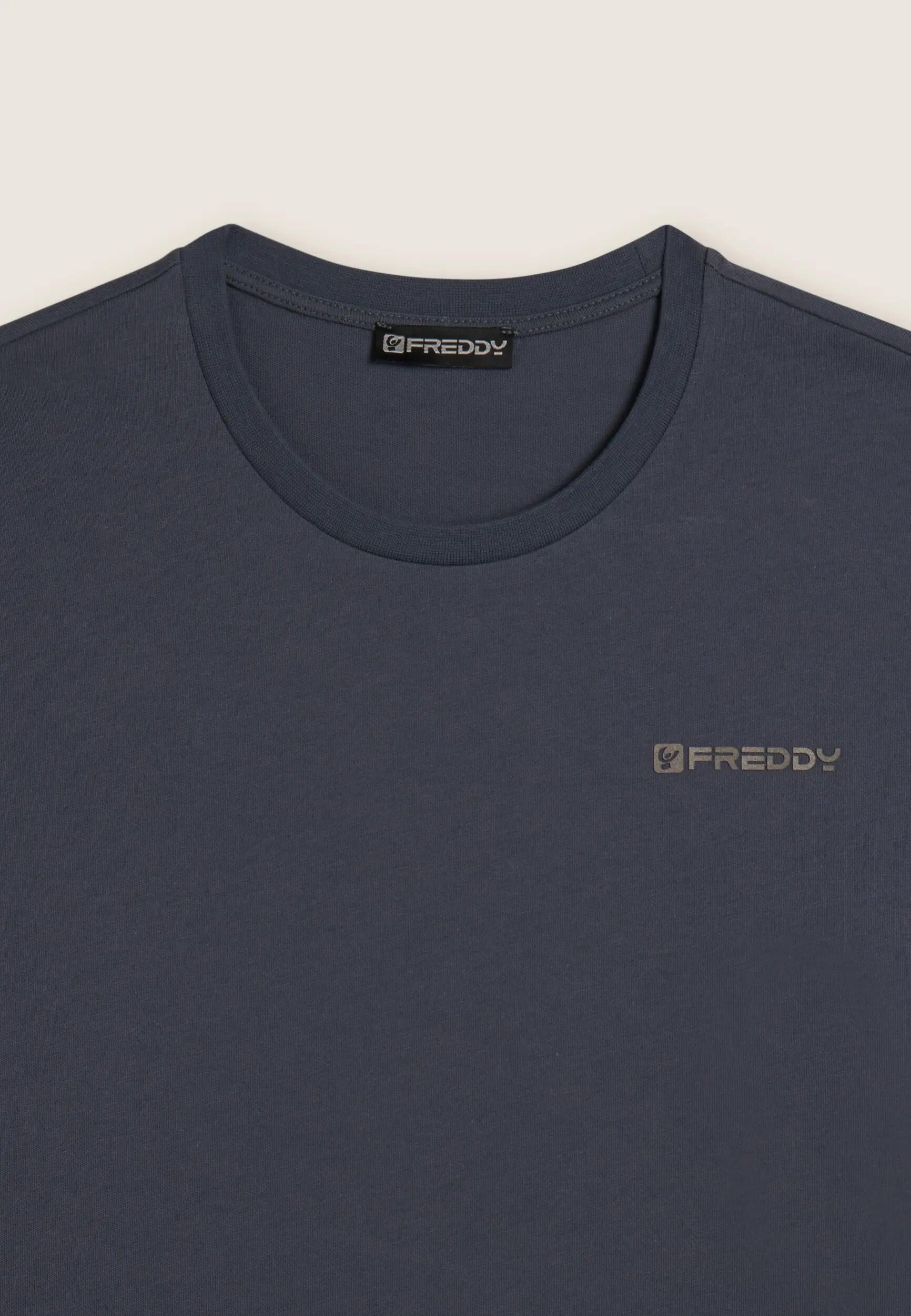 T-shirt à manches longues en coton avec logo sur le cœur 6/6