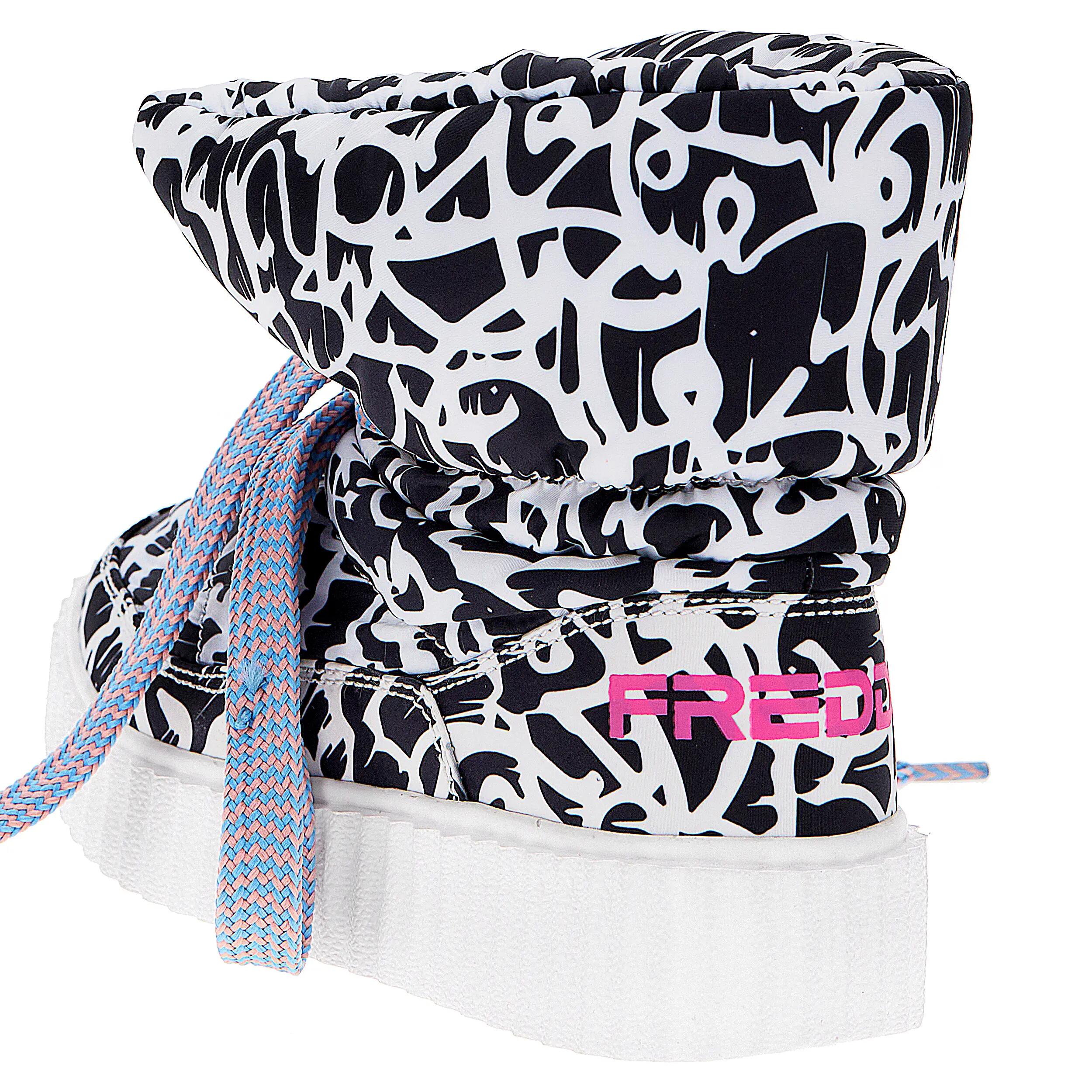 Puff Boot stampa fantasia con imbottitura in pile 7/7