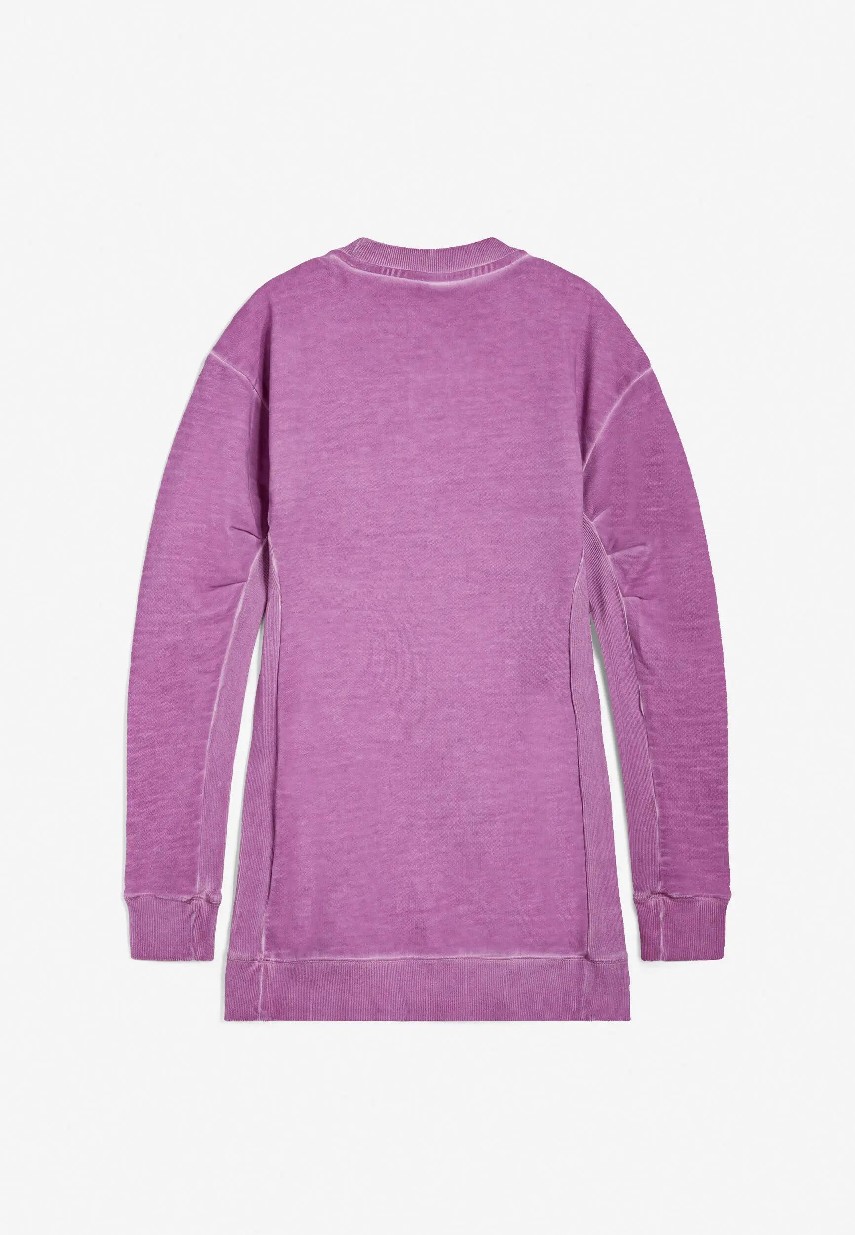 Sweat-shirt oversize teint à froid avec inserts côtelés 6/7