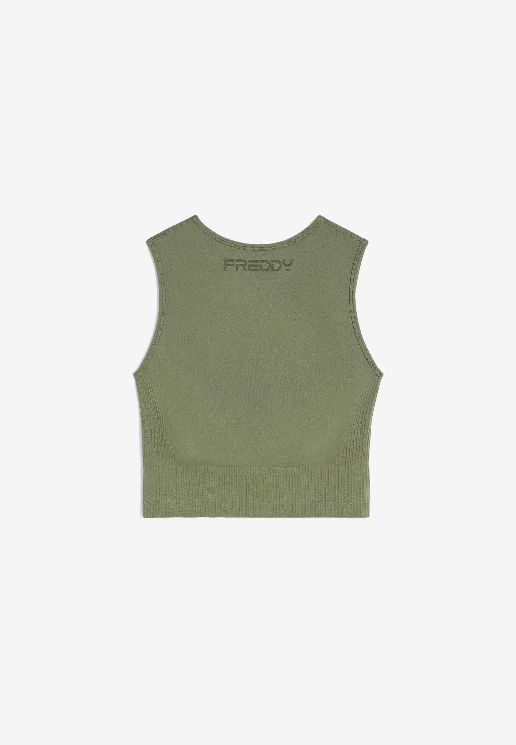 Top court sans manches en tissu sans coutures 6/7