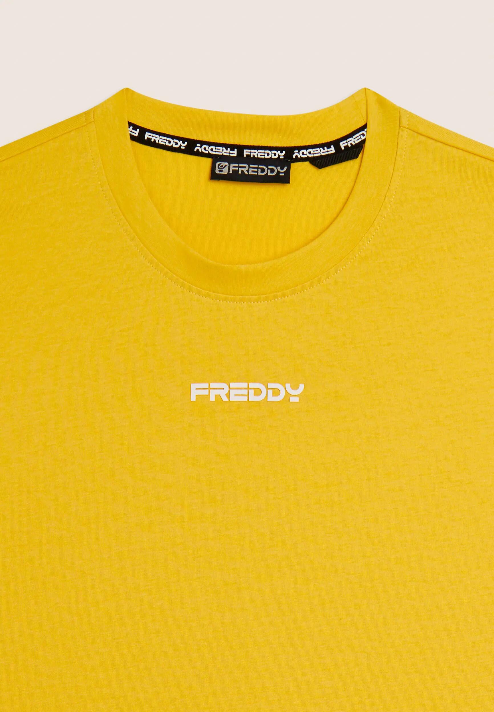 T-shirt en coton à manches courtes avec logo FREDDY 6/6