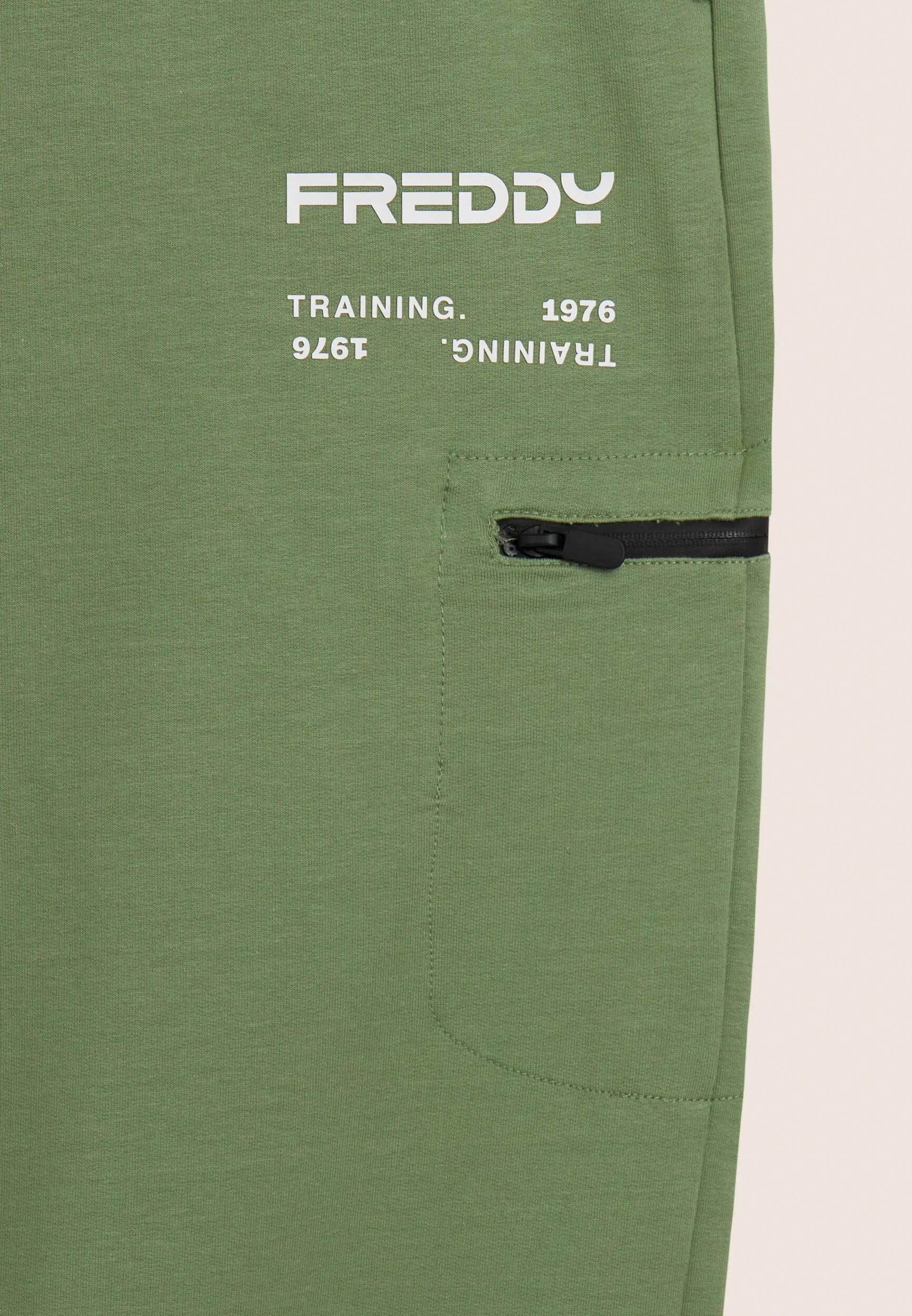 Pantalon de sport à jambe droite avec poche latérale et logo 6/6