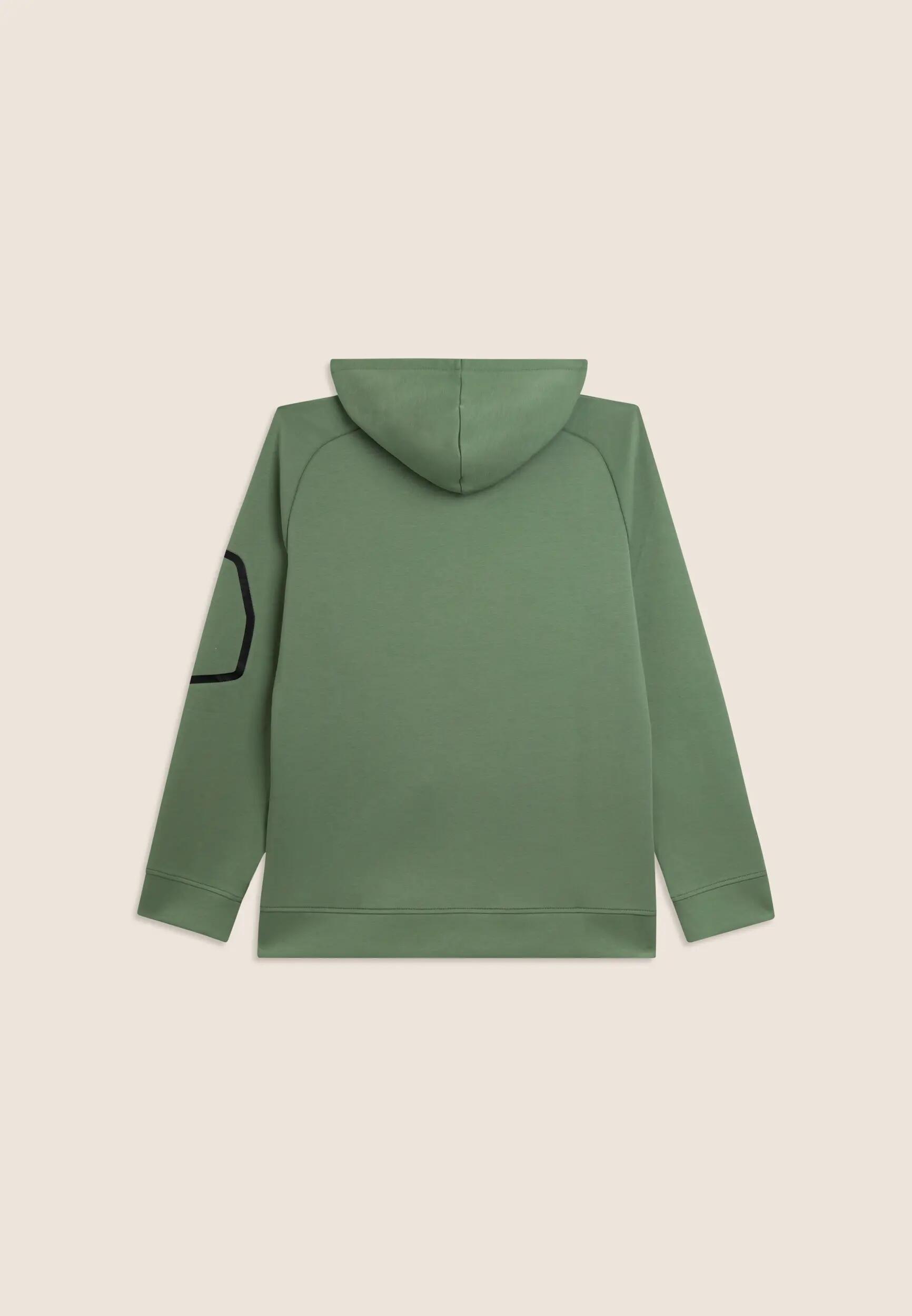 Sudadera con capucha y cremallera entera en tejido técnico 5/6