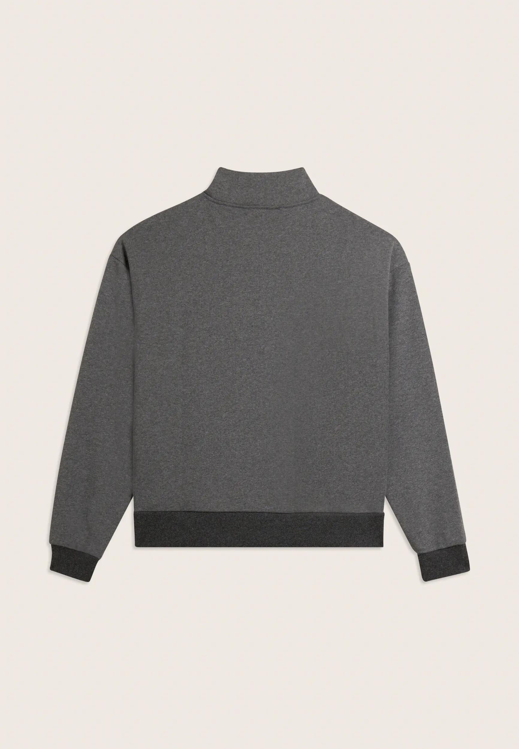 Sweat-shirt mélangé Femme avec demi-fermeture éclair Freddy pour ELITE 6/7
