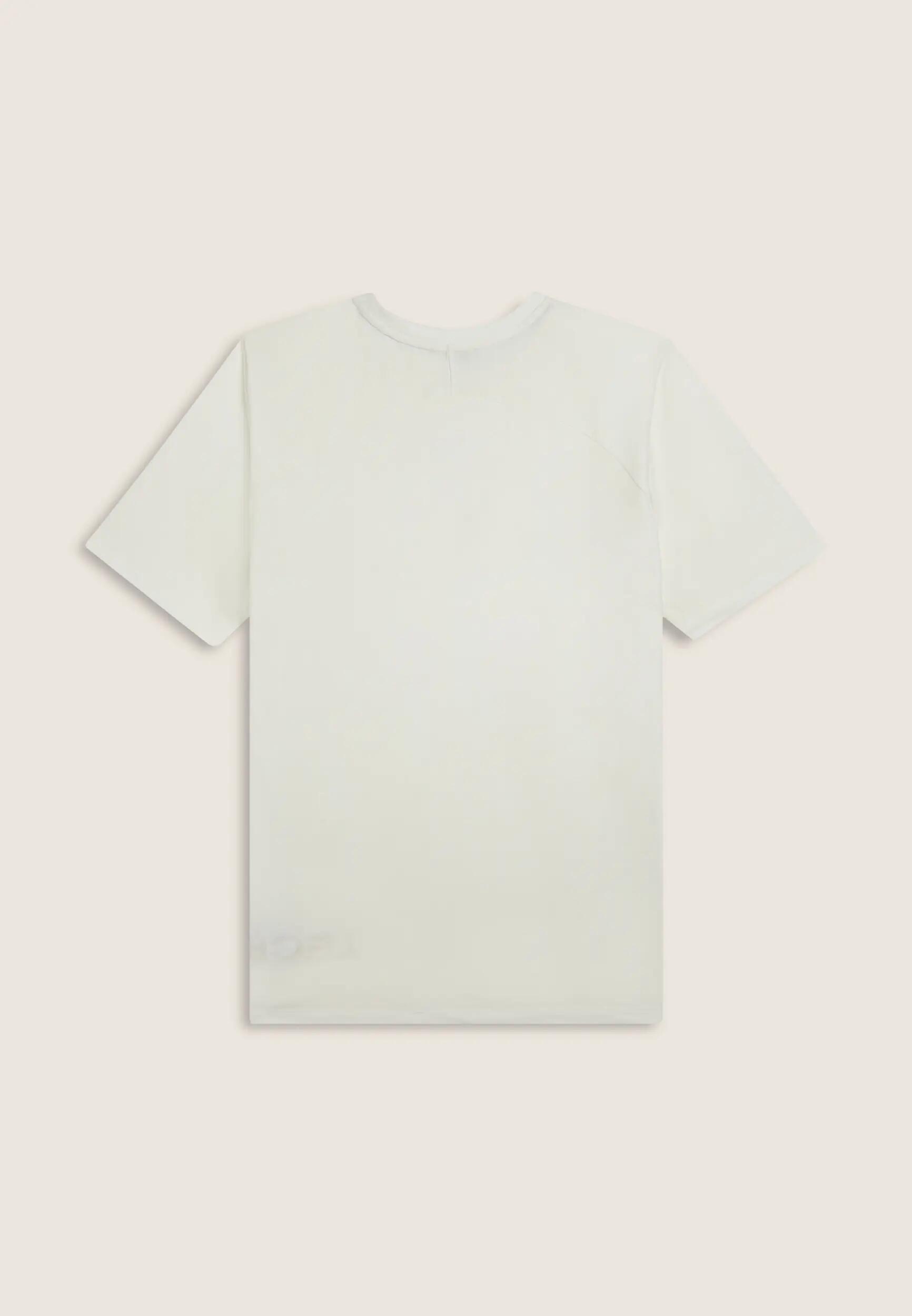 T-shirt slim con stampa lucida sul davanti 5/6