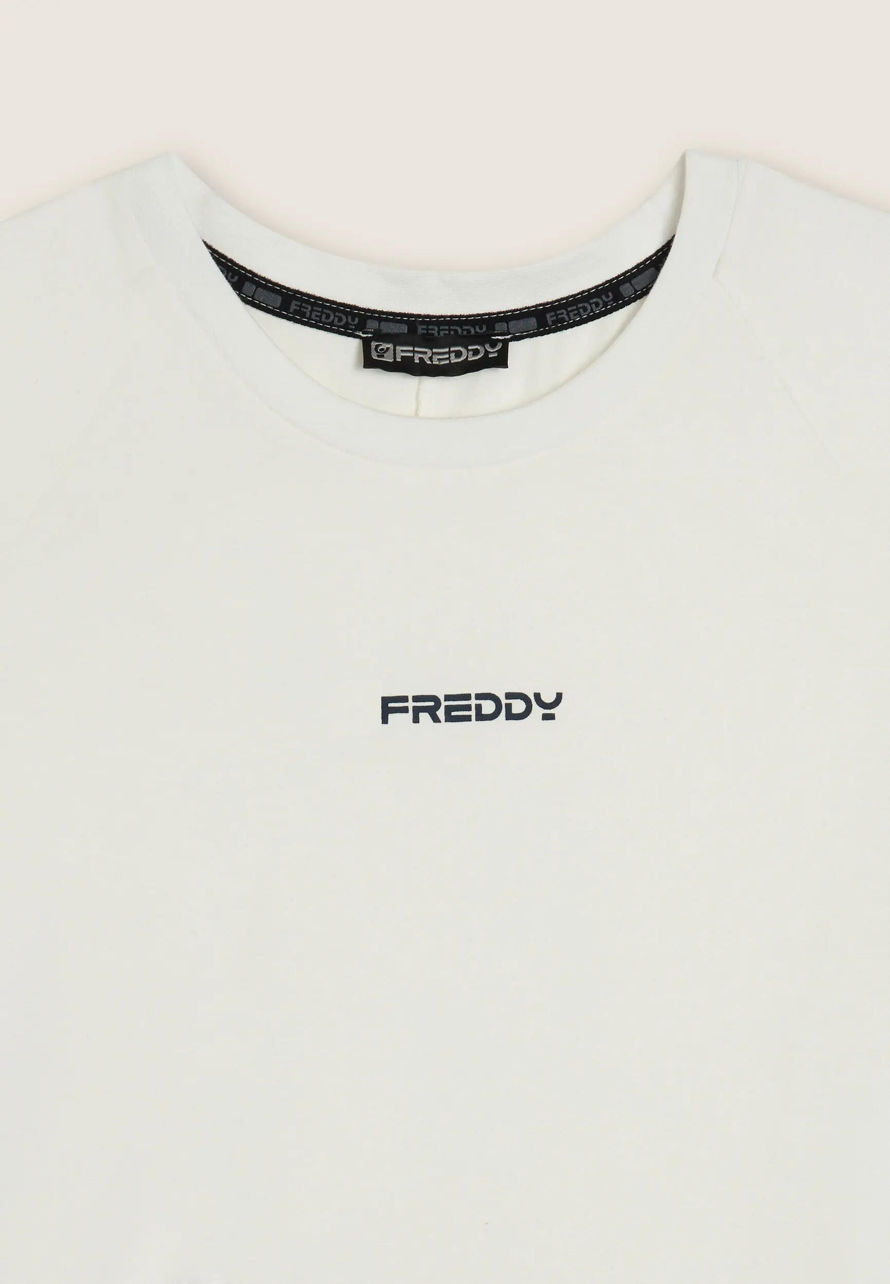 T-shirt slim con stampa lucida sul davanti 6/6