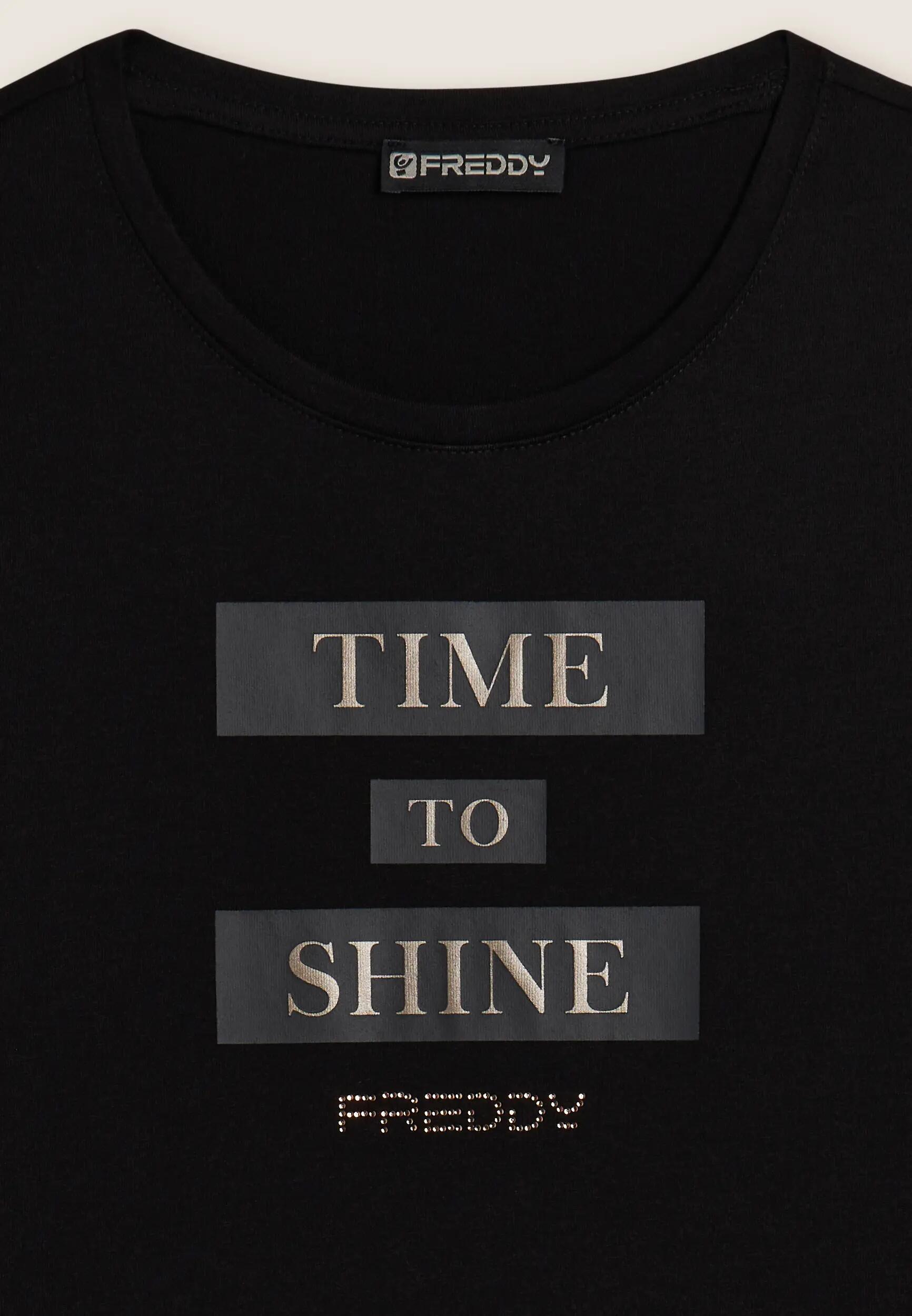 Damesshirt met print en motiverende slogan 6/6