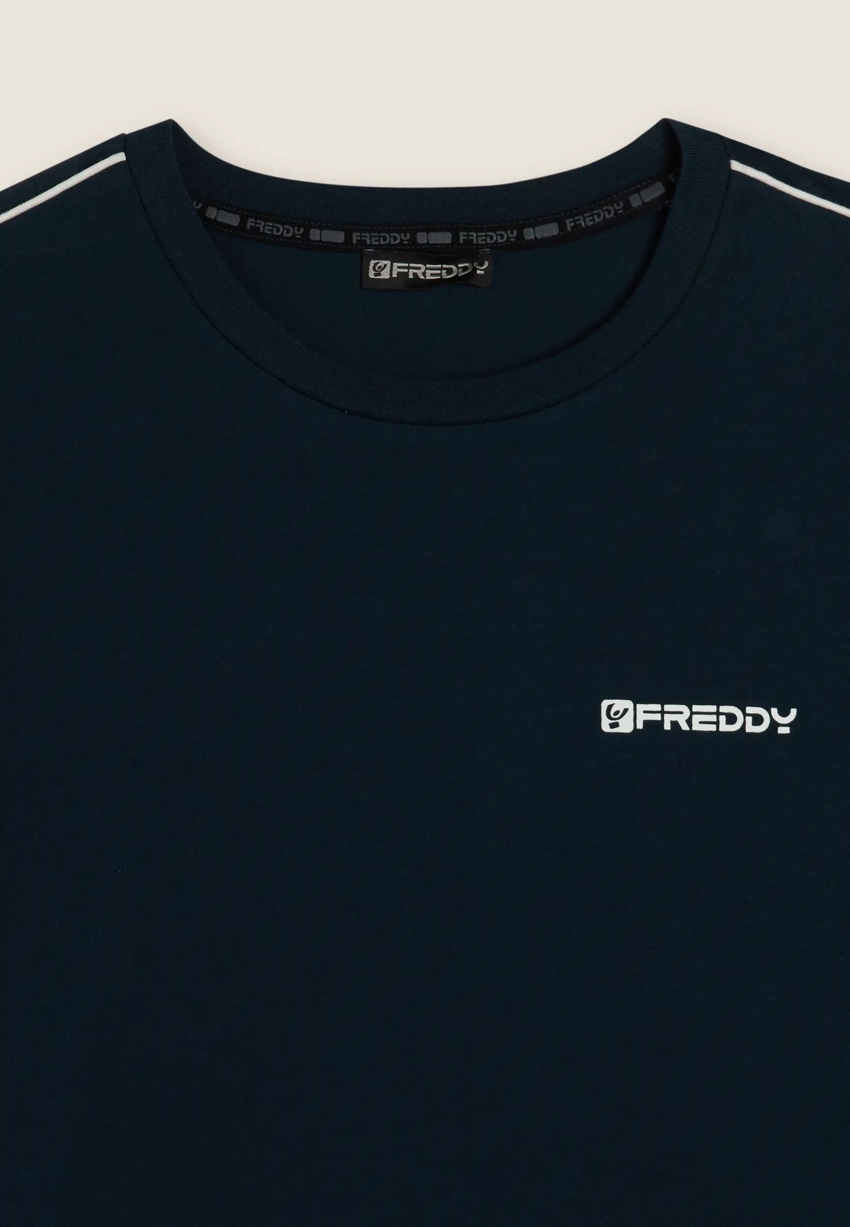T-shirt à manches longues en jersey avec coutures de couleur contrastée 6/6