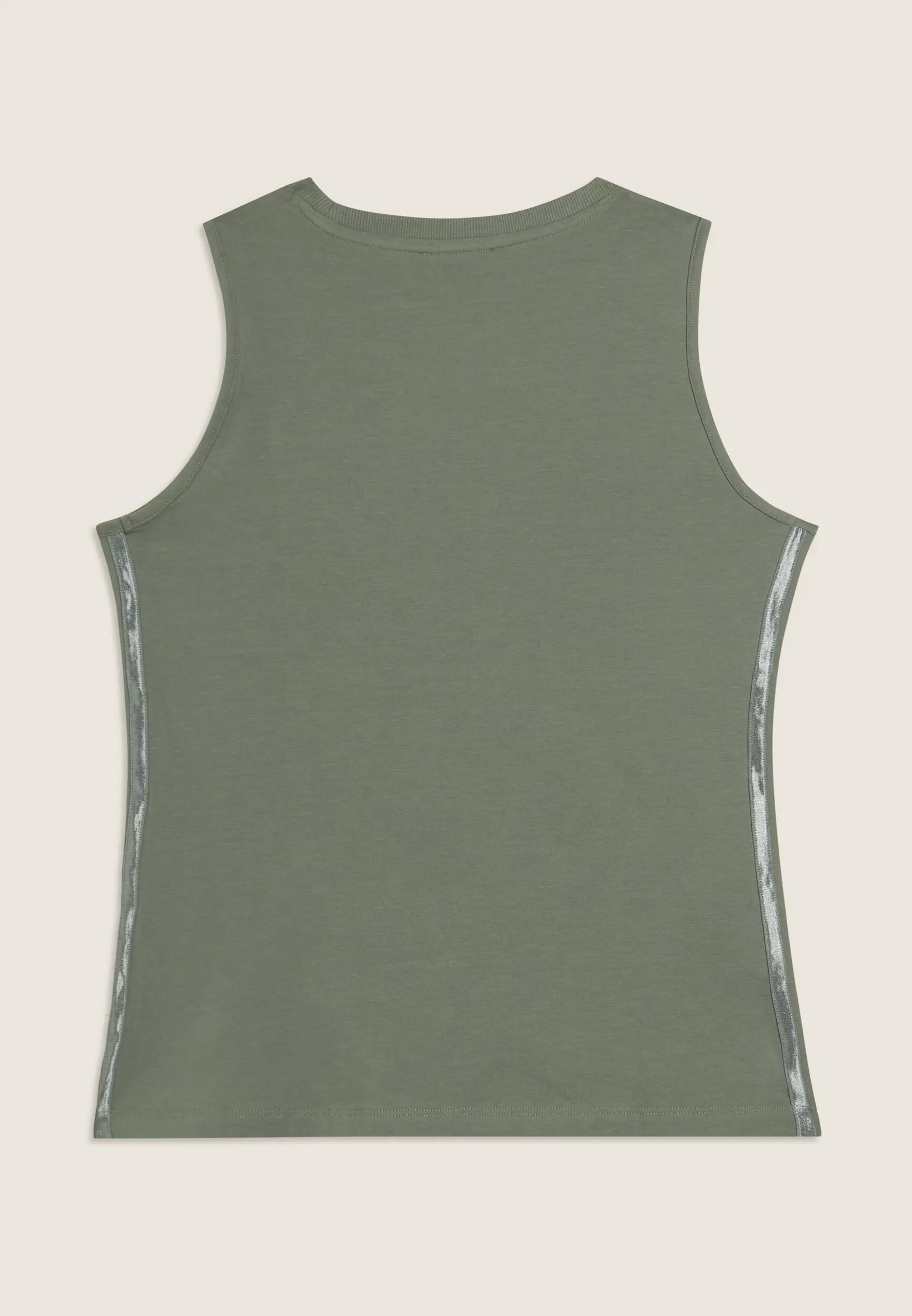Top regular fit met FREDDY-logo en elastische inzetstukken 5/6