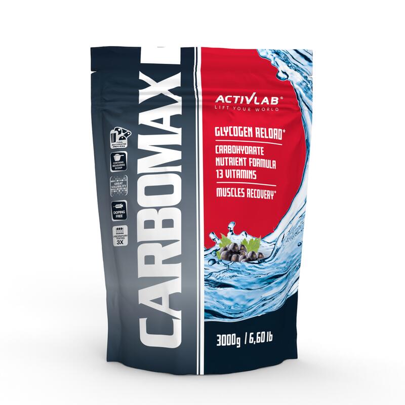 CarboMax Energy Power Dynamic węglowodany i witaminy 3kg Smak czarna porzeczka