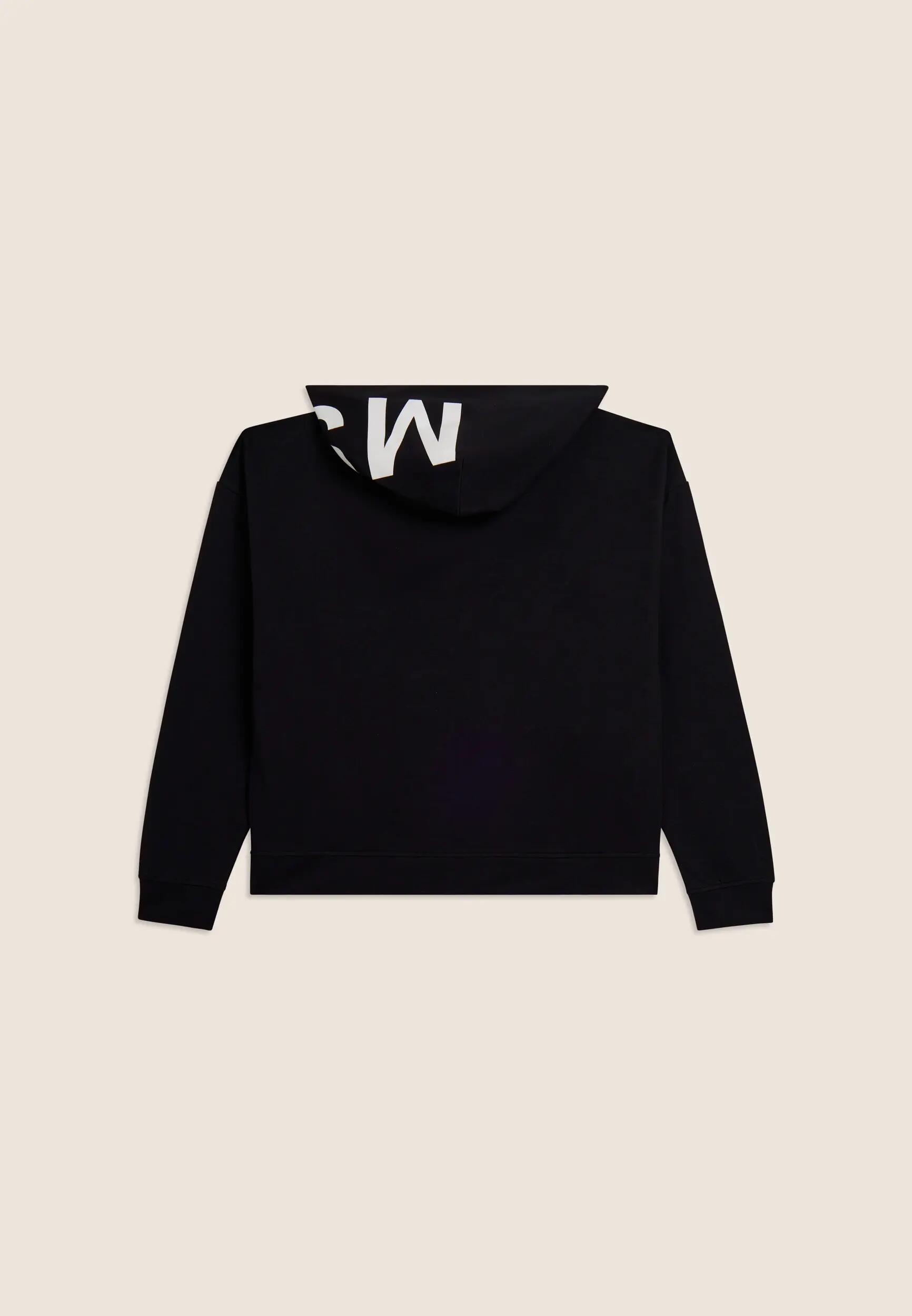 Sudadera cropped con capucha y cremallera y estampado MST 5/6
