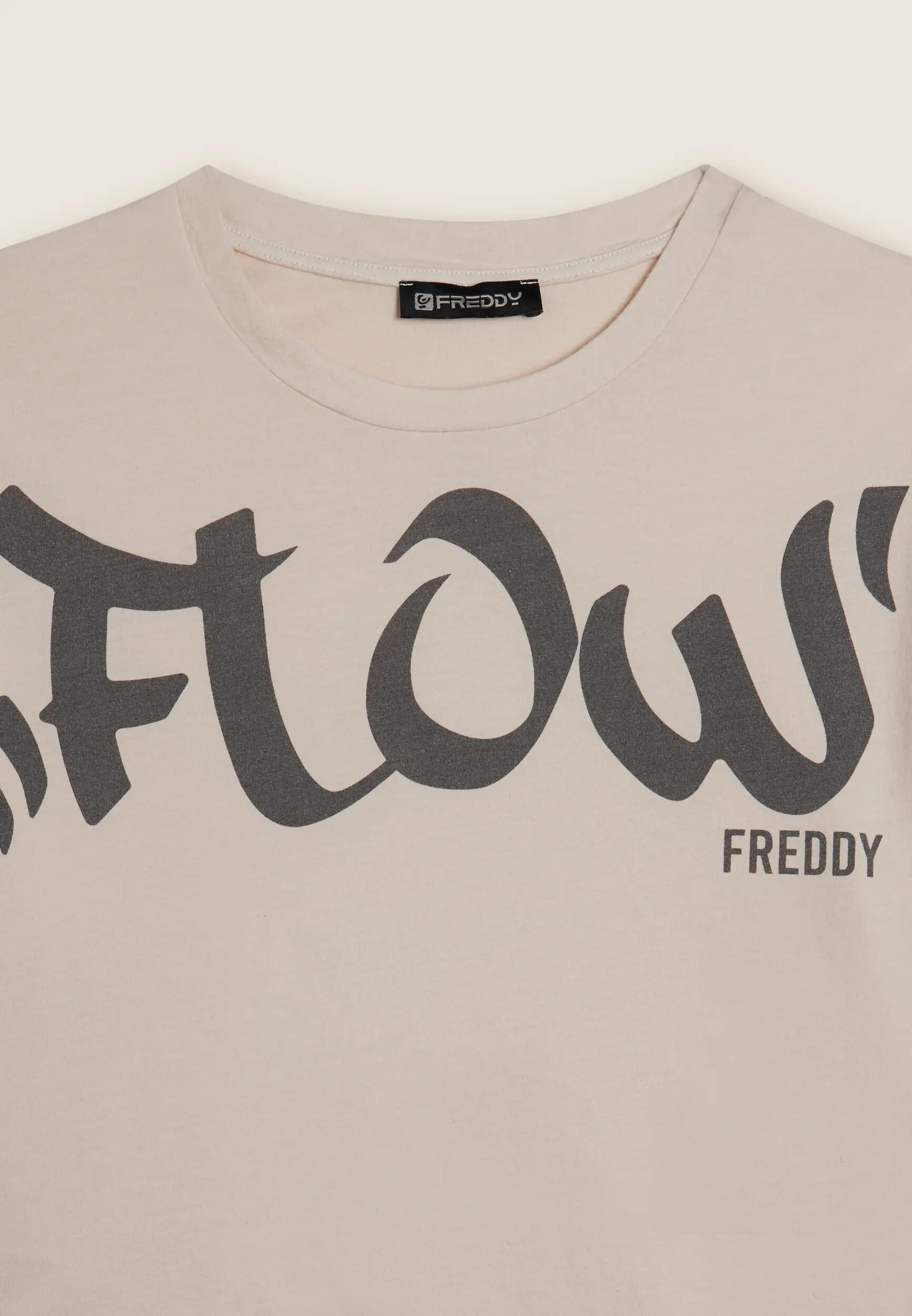 Camiseta corta con estampado Flow central 6/6