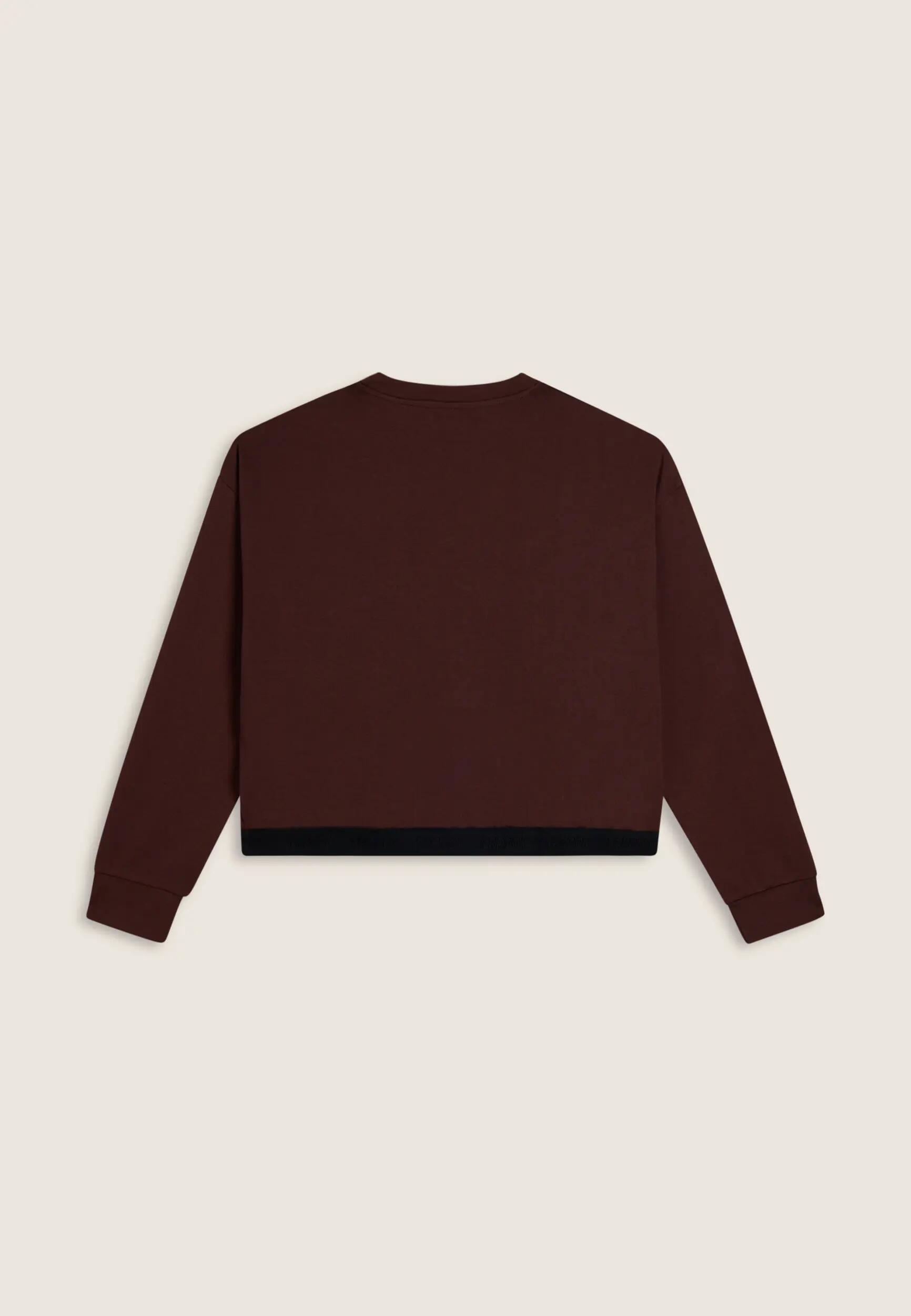 Sweat-shirt pour femmes ornée de bande avec logo et broderie 5/6