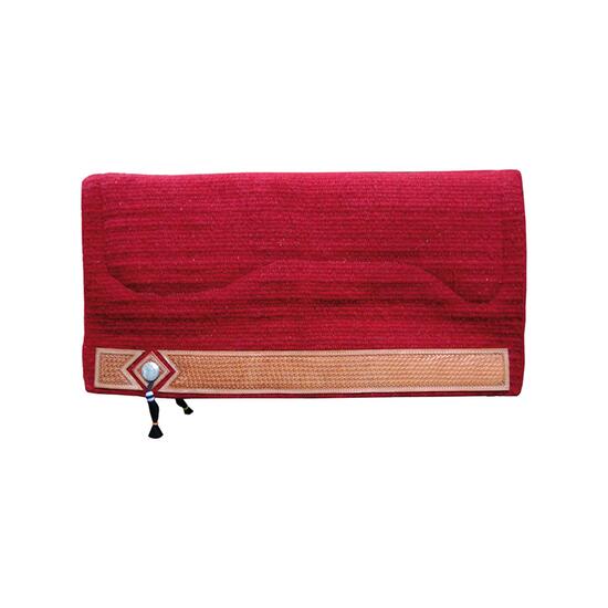 Tapis de selle western show en alpaga panier
