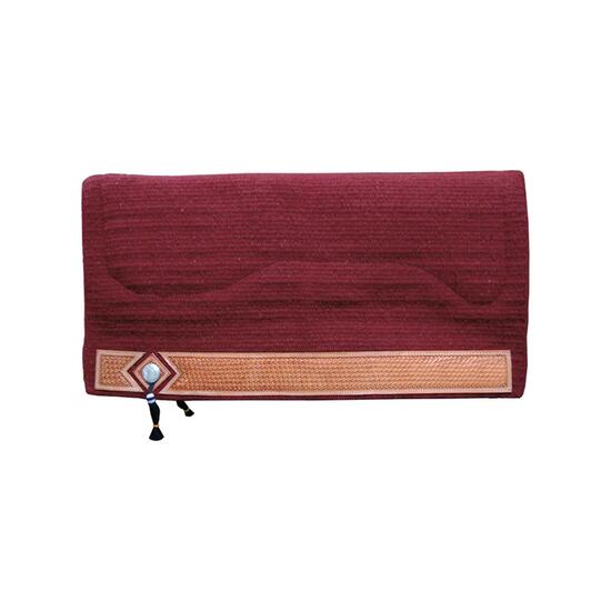 Tapis de selle western show en alpaga panier
