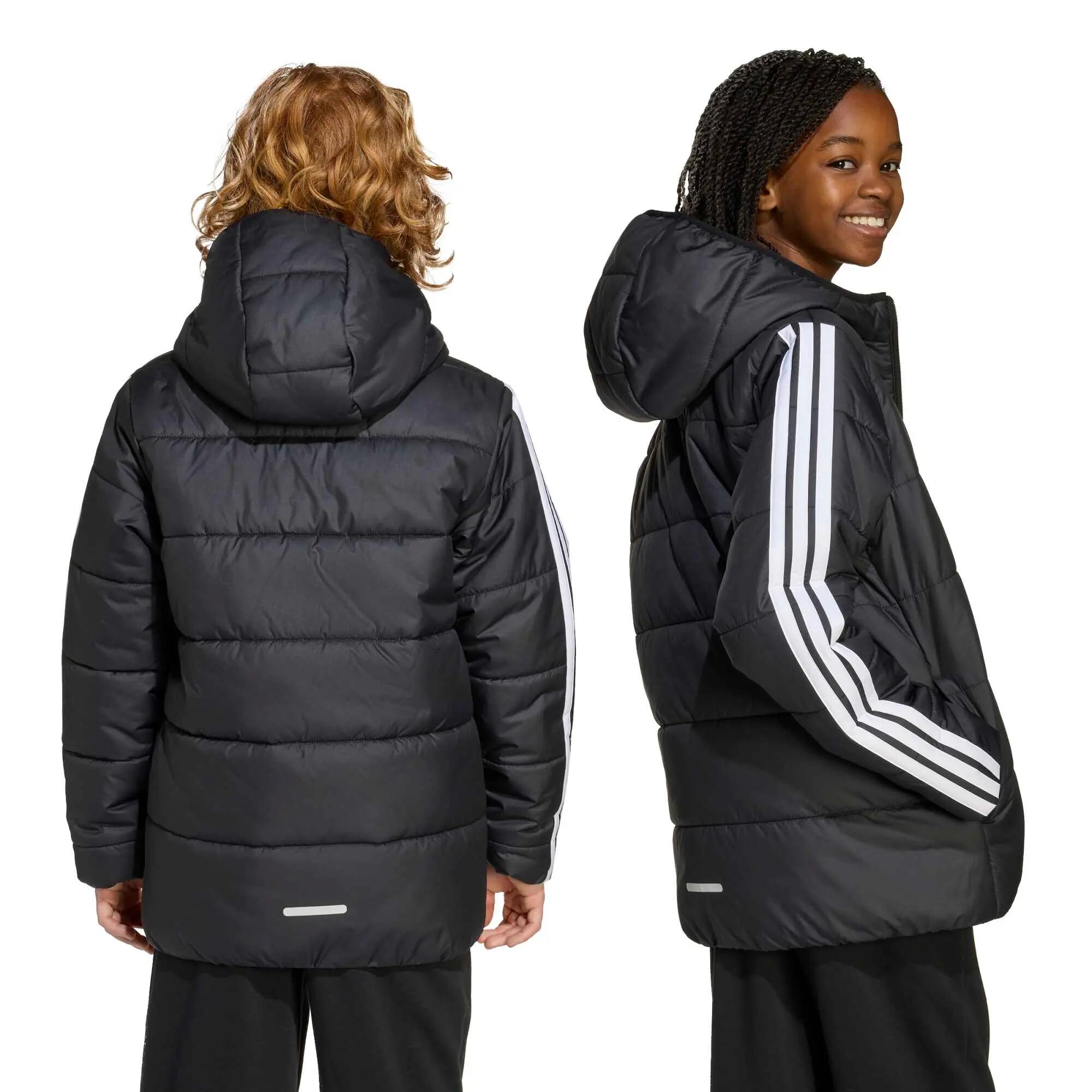 Essentials 3-Streifen gefütterte Kinderjacke 13/13