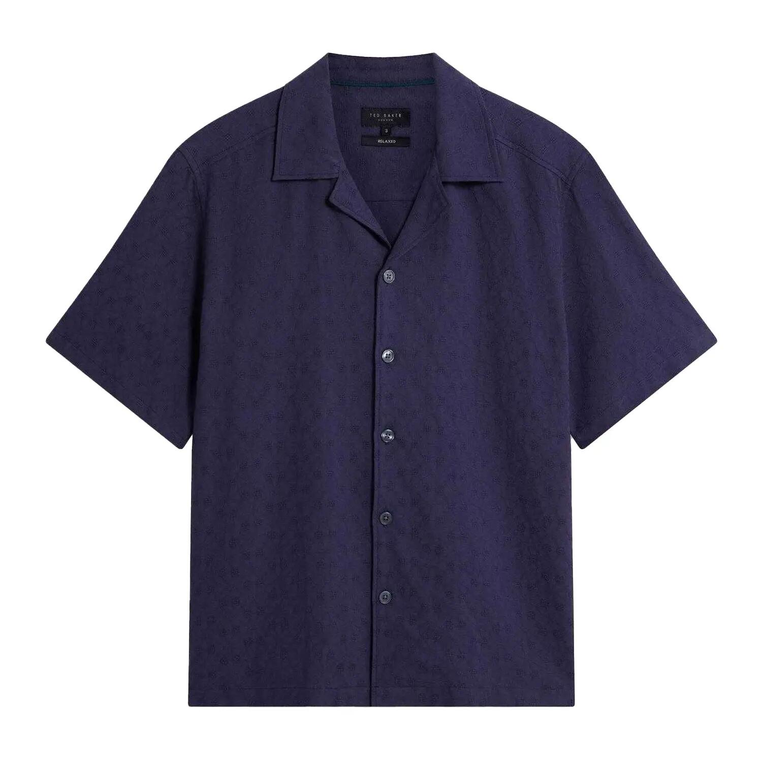 Ted Baker Mens Patterned Relaxed Fit Shirt