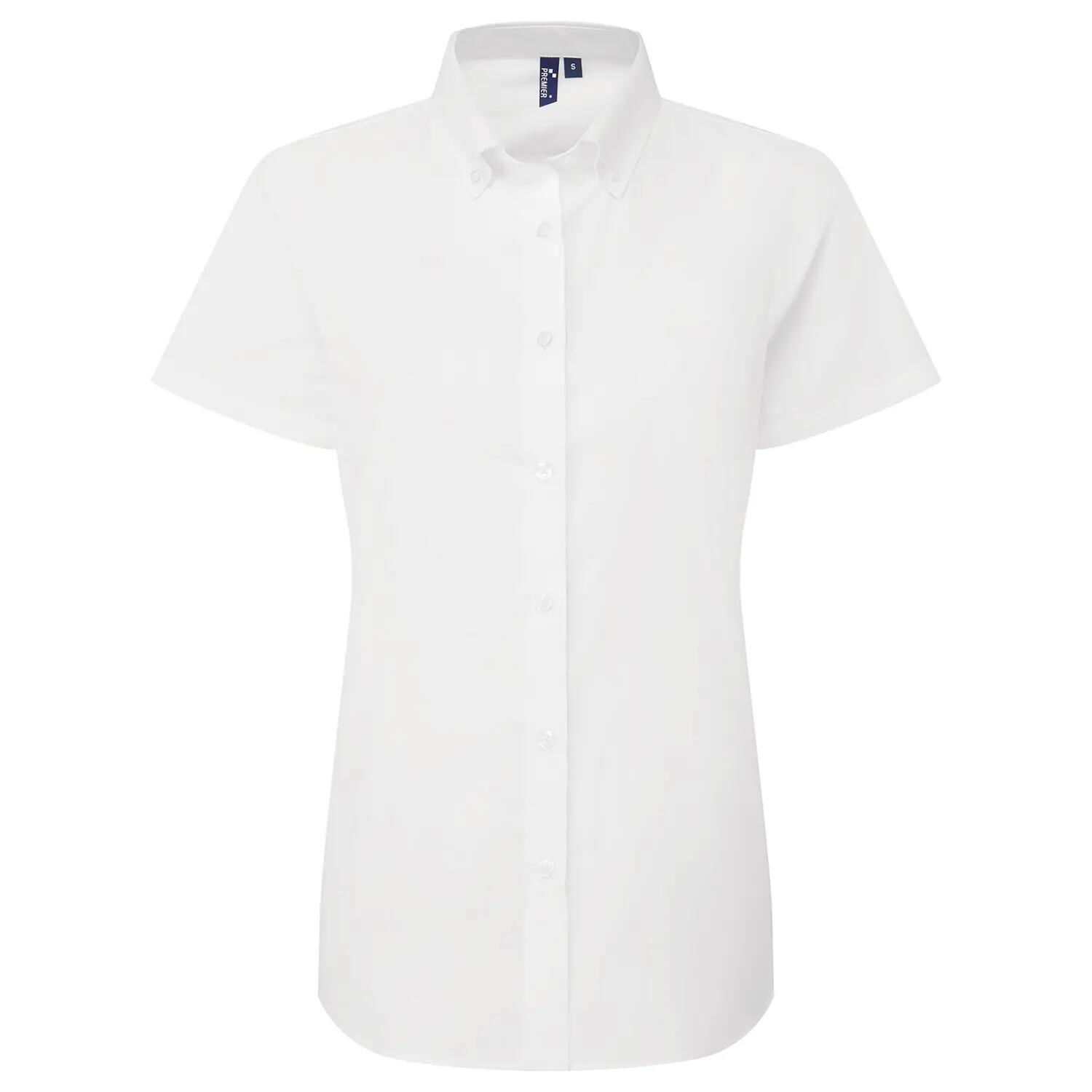 Premier Womens/Ladies Supreme Oxford Short-Sleeved Formal Shirt