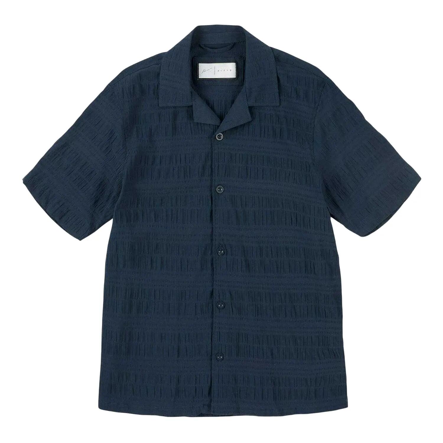 Prevu Mens Beckerr Seersucker Relaxed Fit Shirt