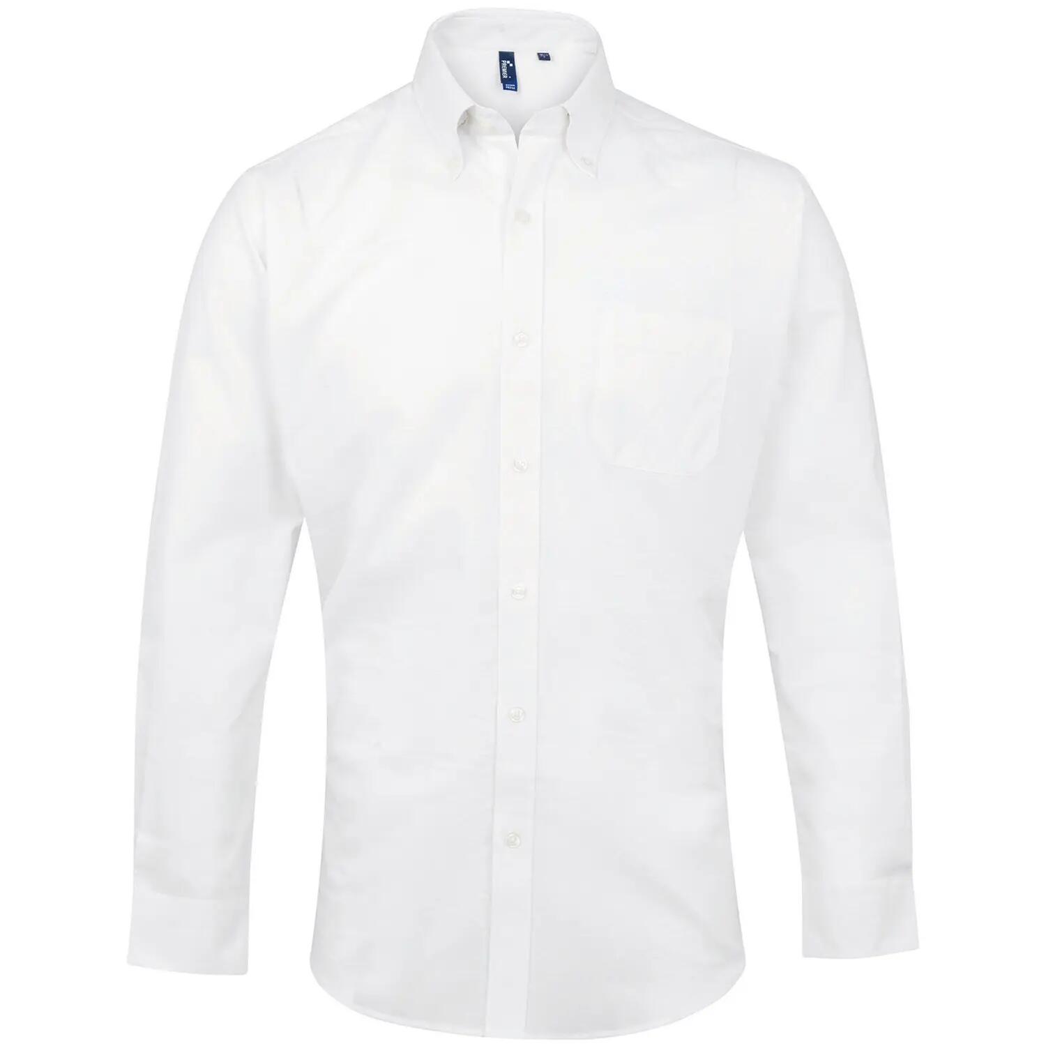Premier Mens Signature Oxford Long-Sleeved Shirt