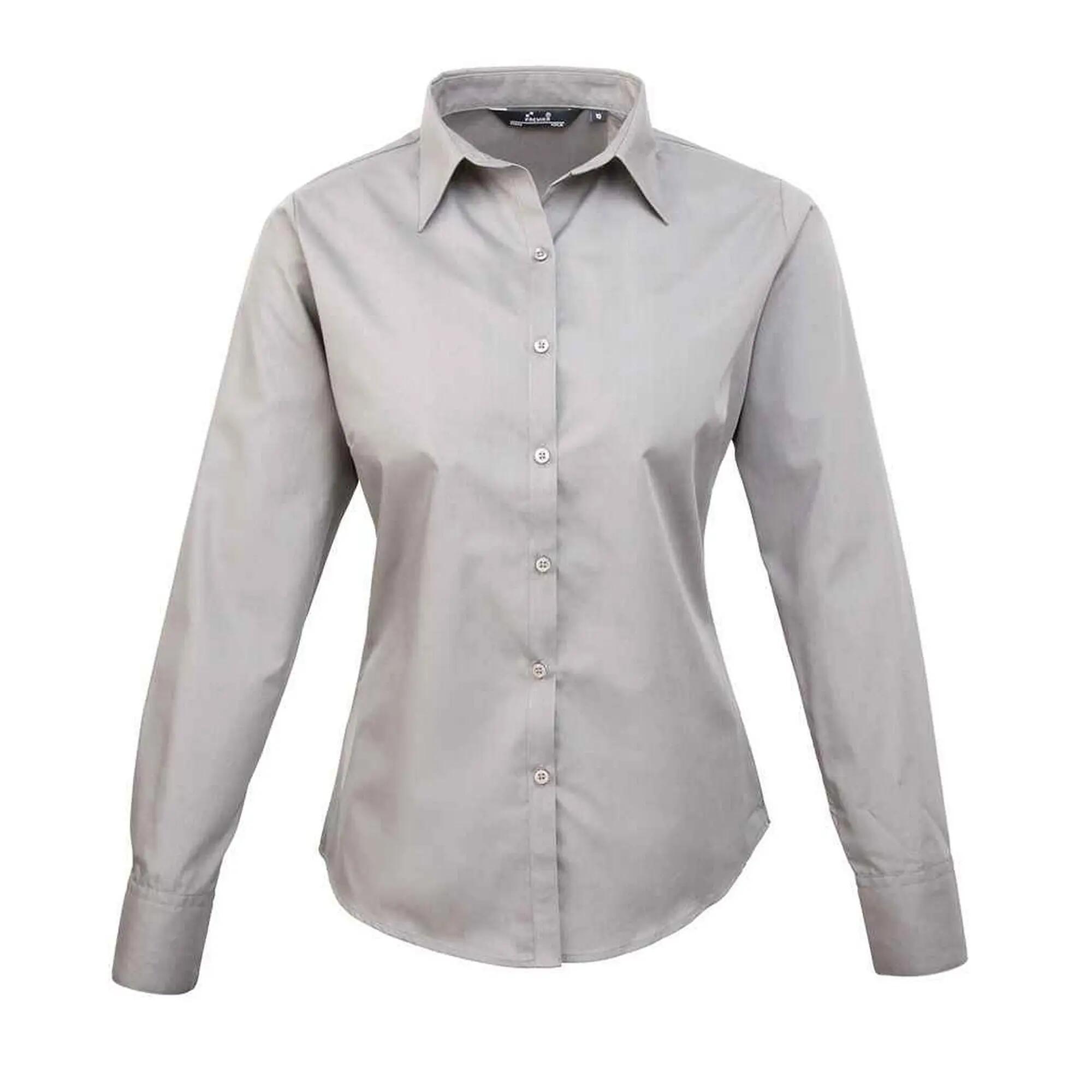 Premier Womens/Ladies Long-Sleeved Shirt