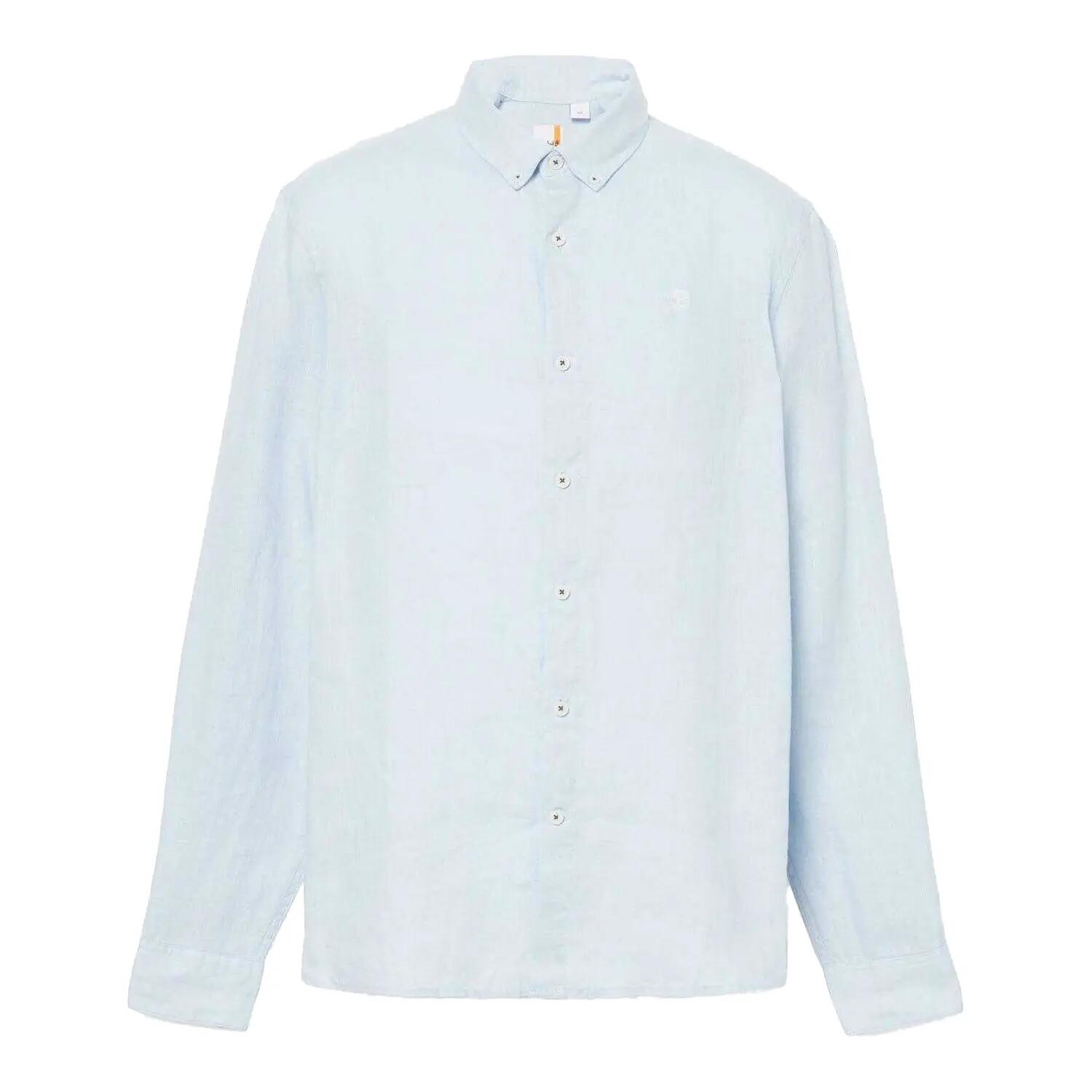 Timberland Mens Linen Relaxed Fit Shirt