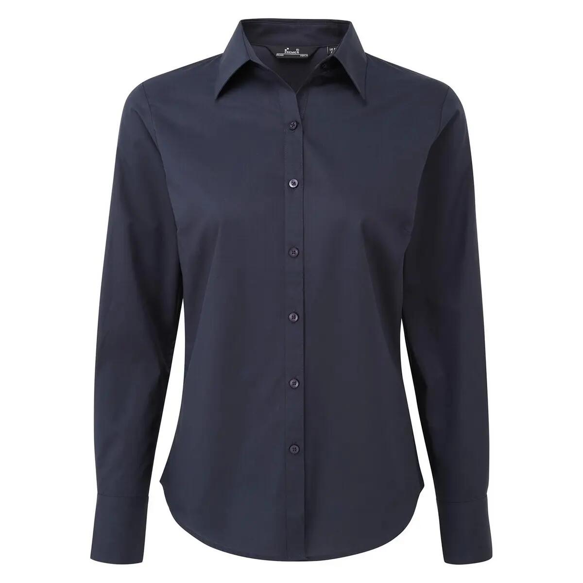 Premier Womens/Ladies Long-Sleeved Shirt